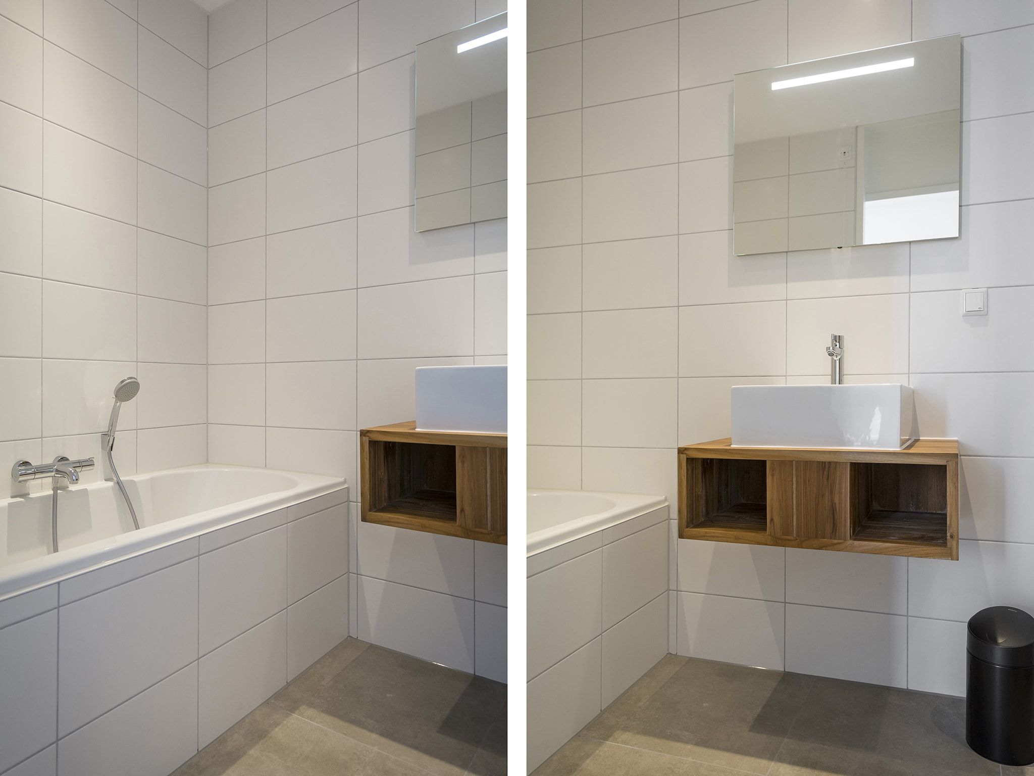 De badkamer van Bouwlust G15 in De Cocksdorp Texel