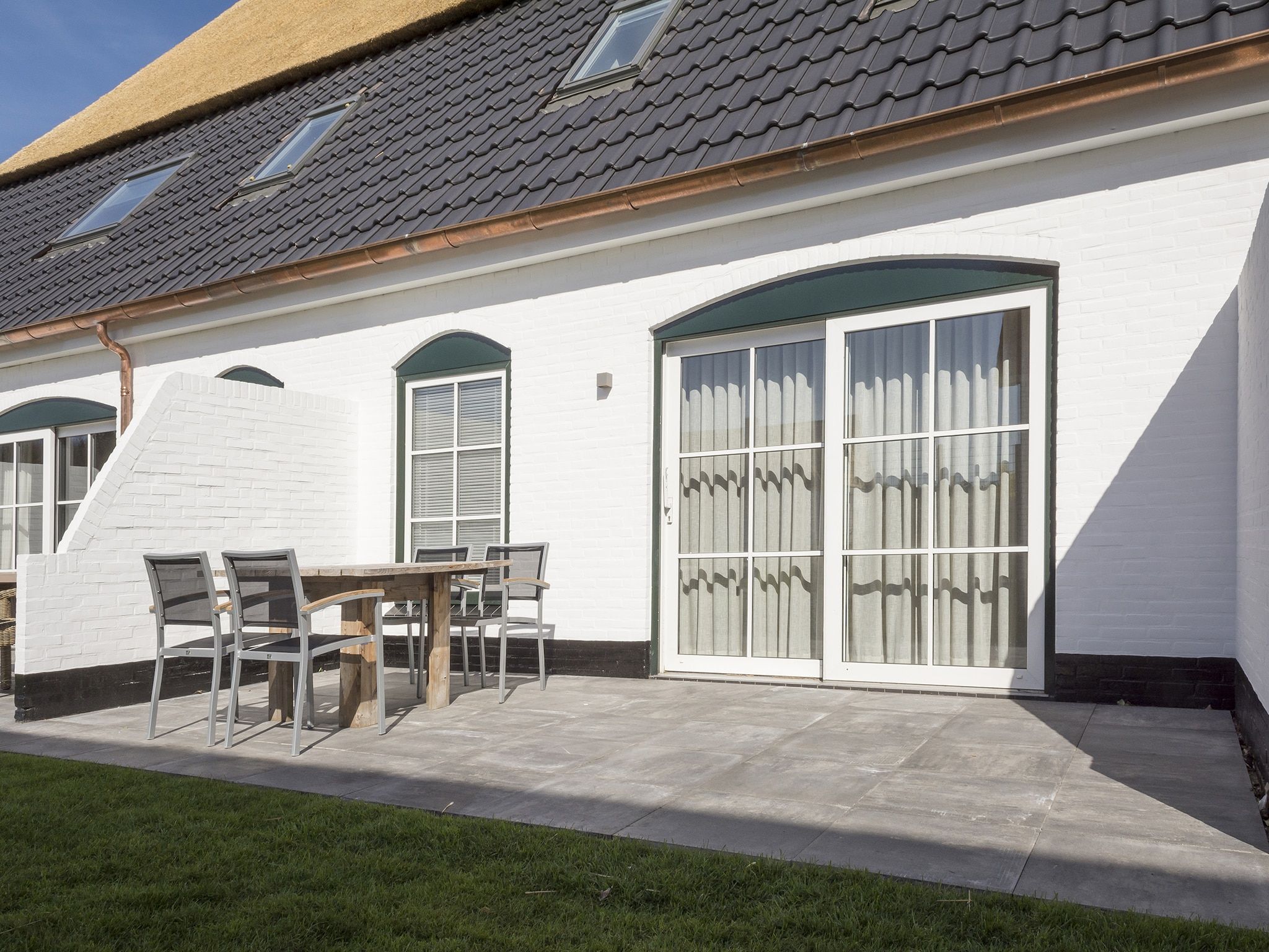 De buitenkant van Bouwlust G15 in De Cocksdorp Texel