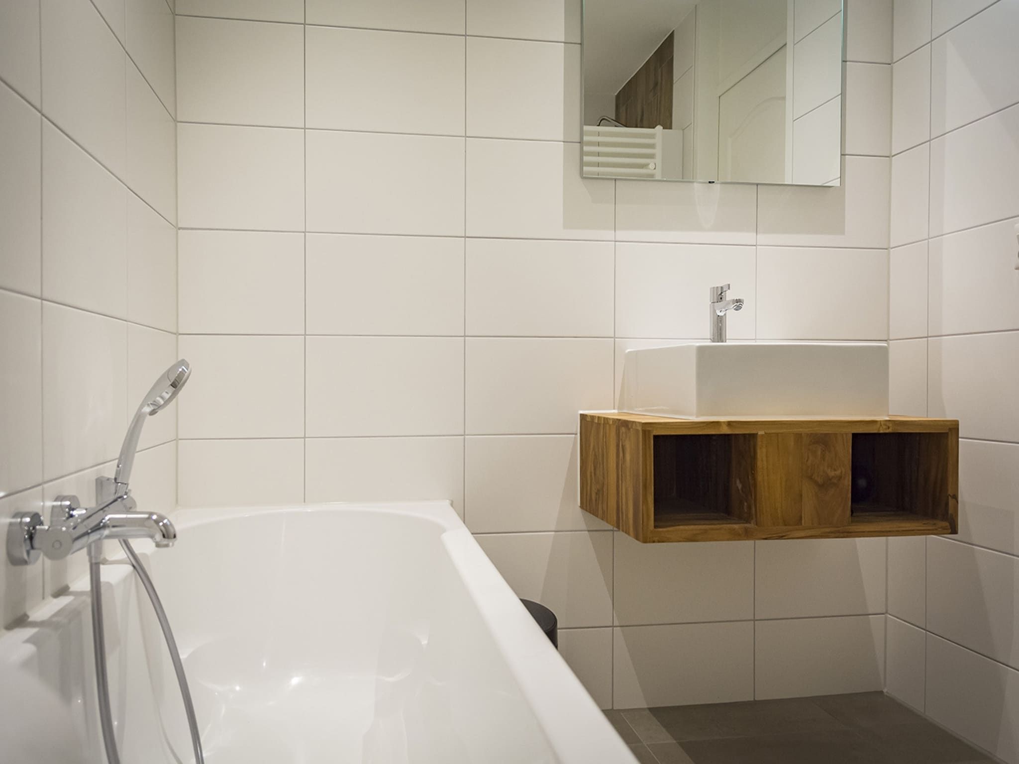 De badkamer van Bouwlust G19 in De Cocksdorp Texel