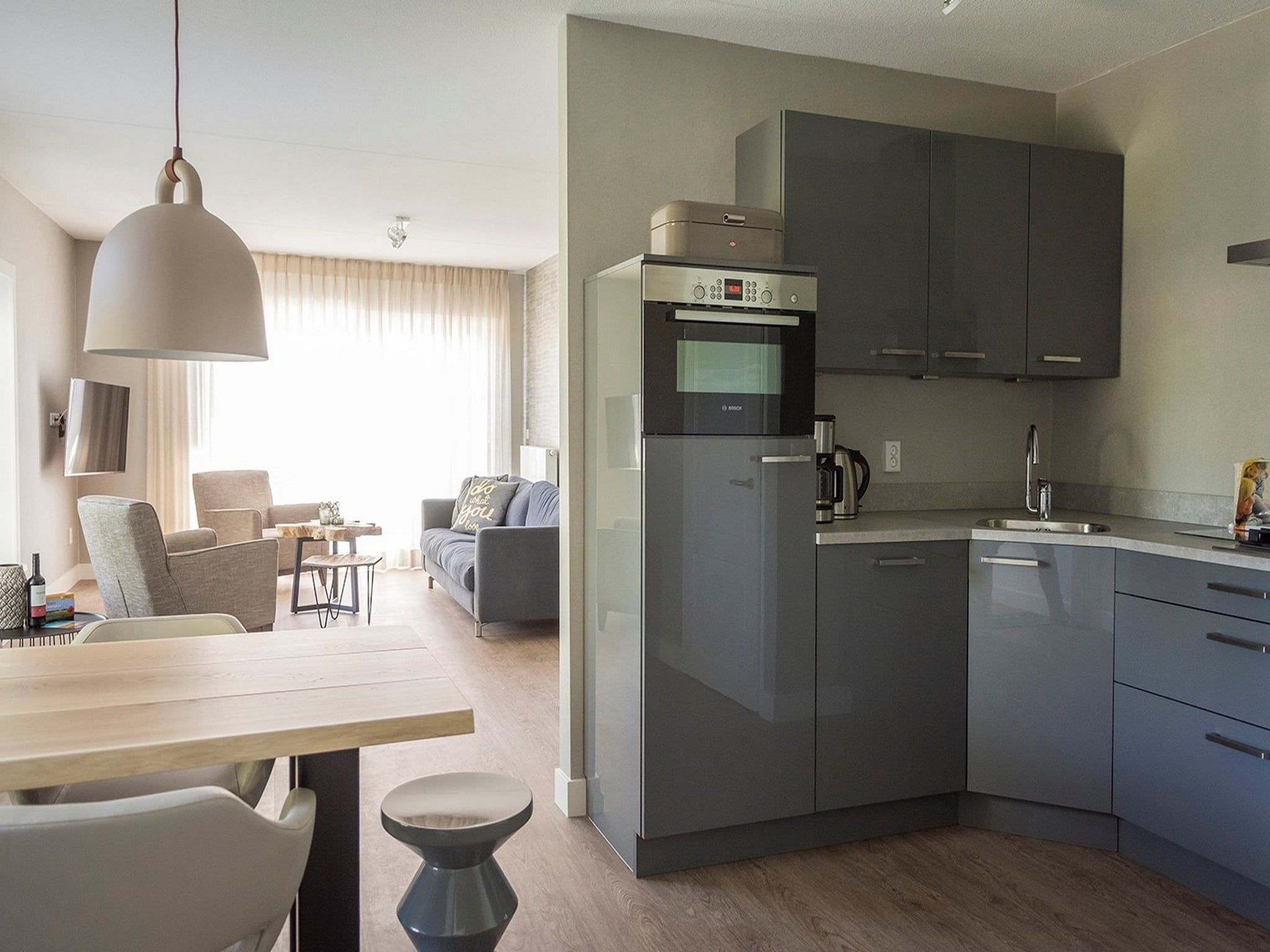 De keuken van Bouwlust G19 in De Cocksdorp Texel