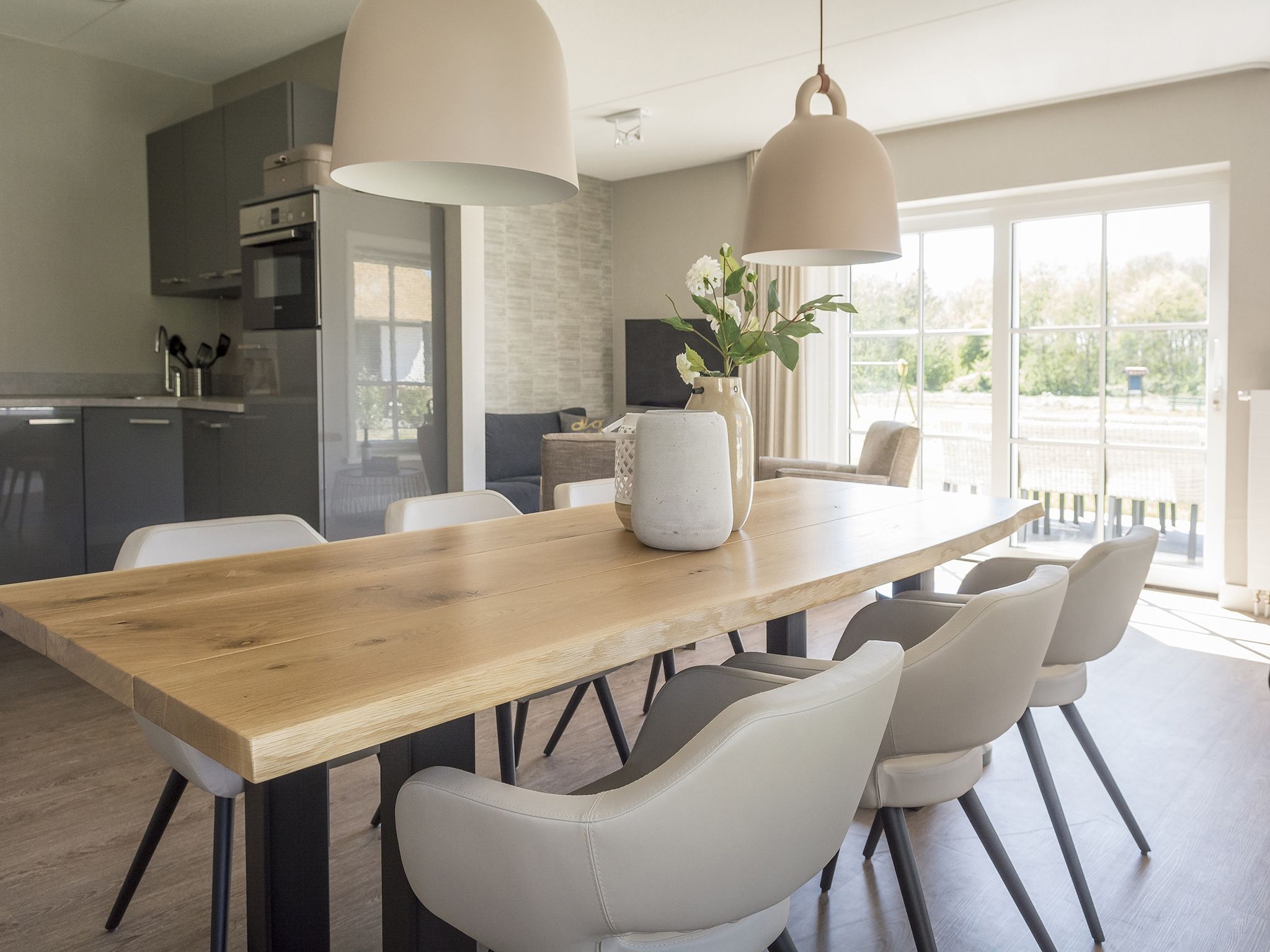 De eetkamer van Bouwlust G21 in De Cocksdorp - Texel