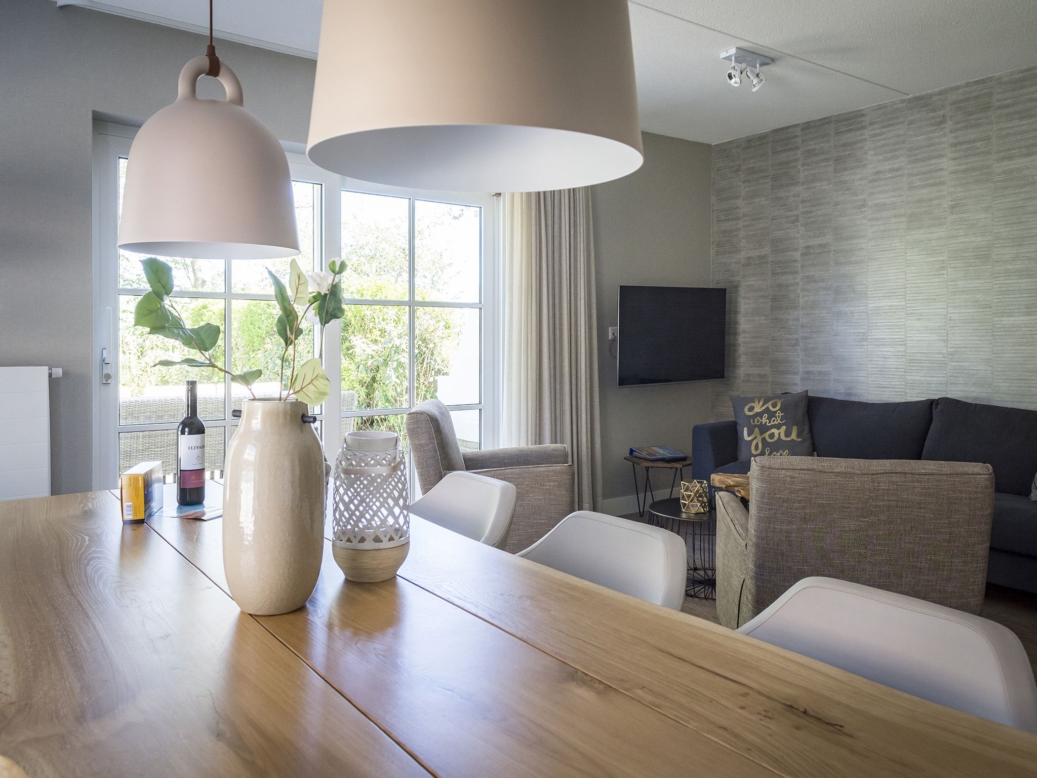 De eetkamer van Bouwlust G21A in De Cocksdorp - Texel