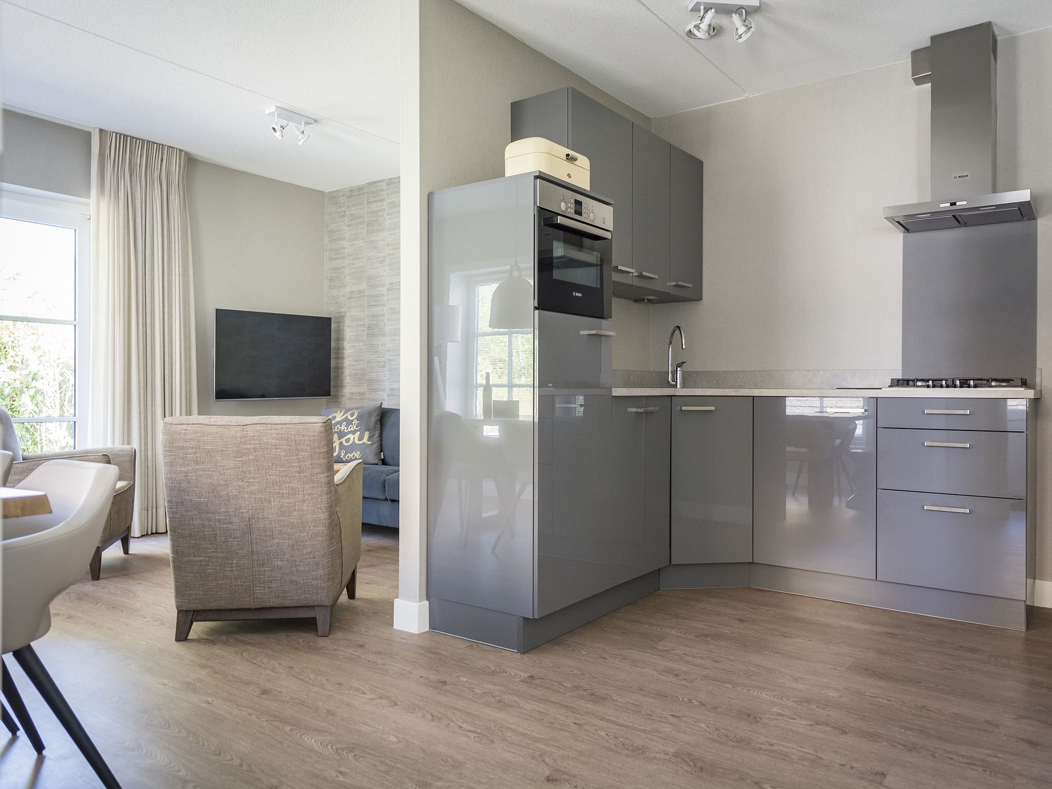 De keuken van Bouwlust G21A in De Cocksdorp - Texel