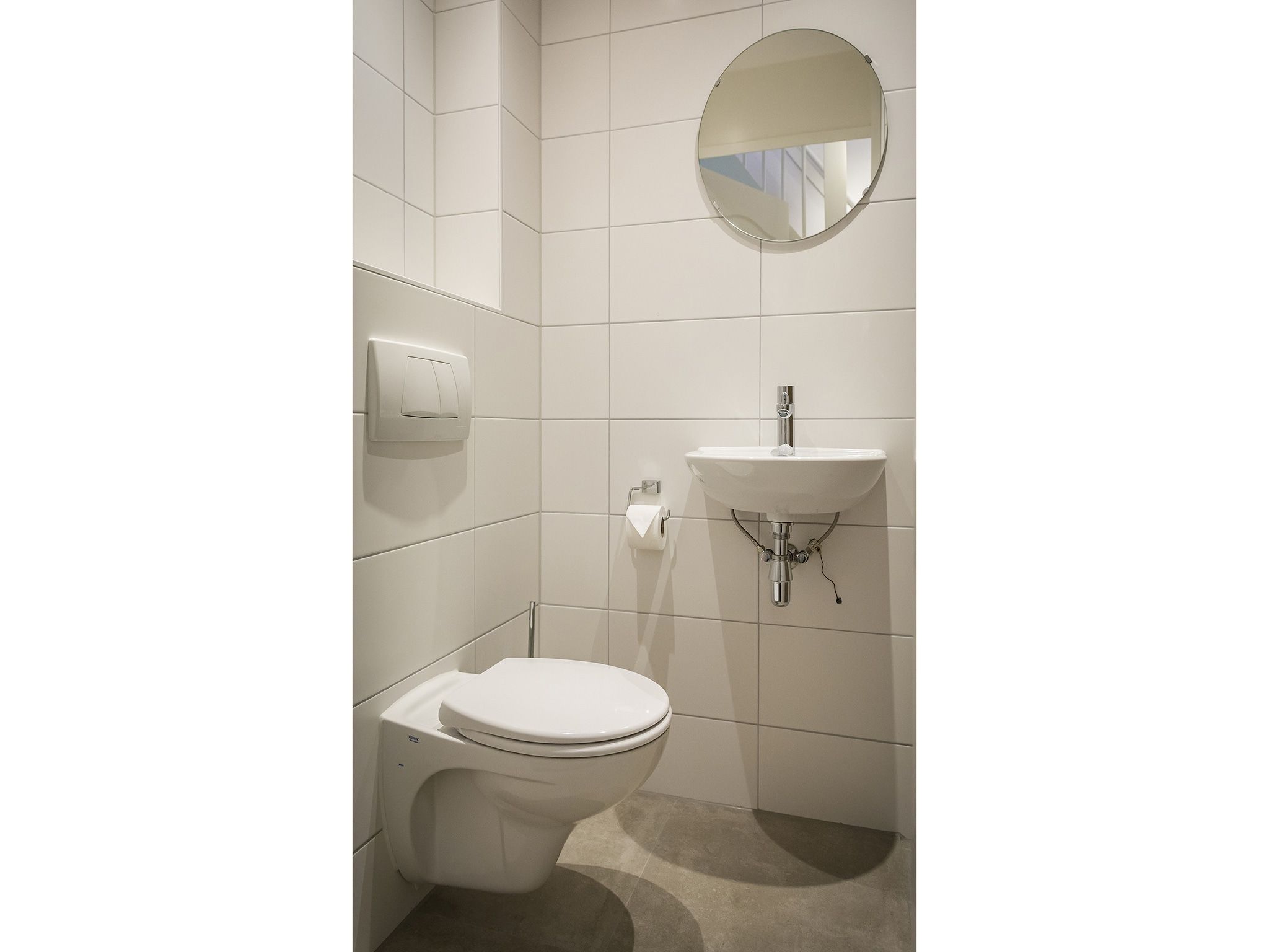 De badkamer van Bouwlust G21A in De Cocksdorp - Texel