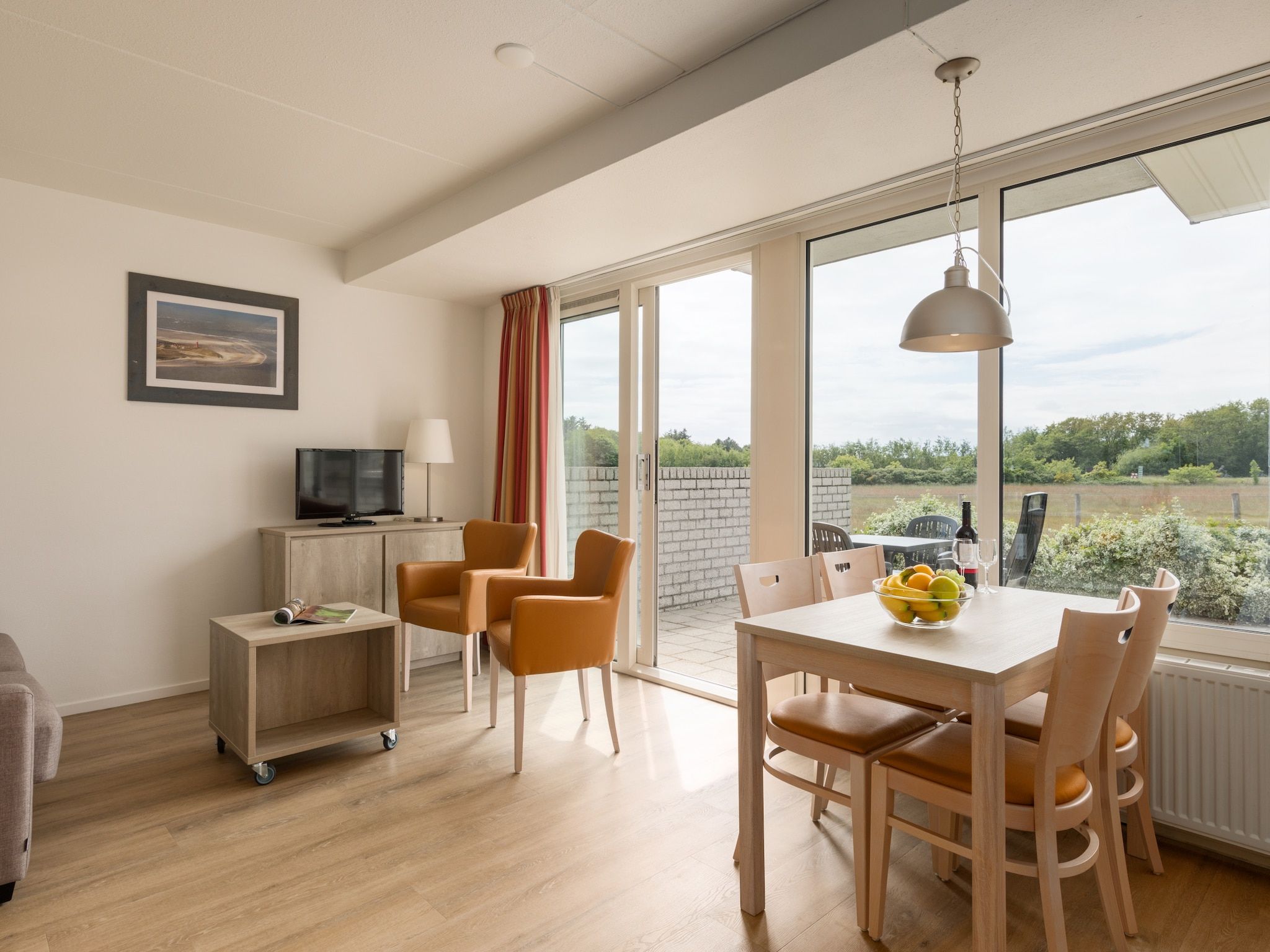 De eetkamer van Bosch en Zee 3 in De Koog Texel