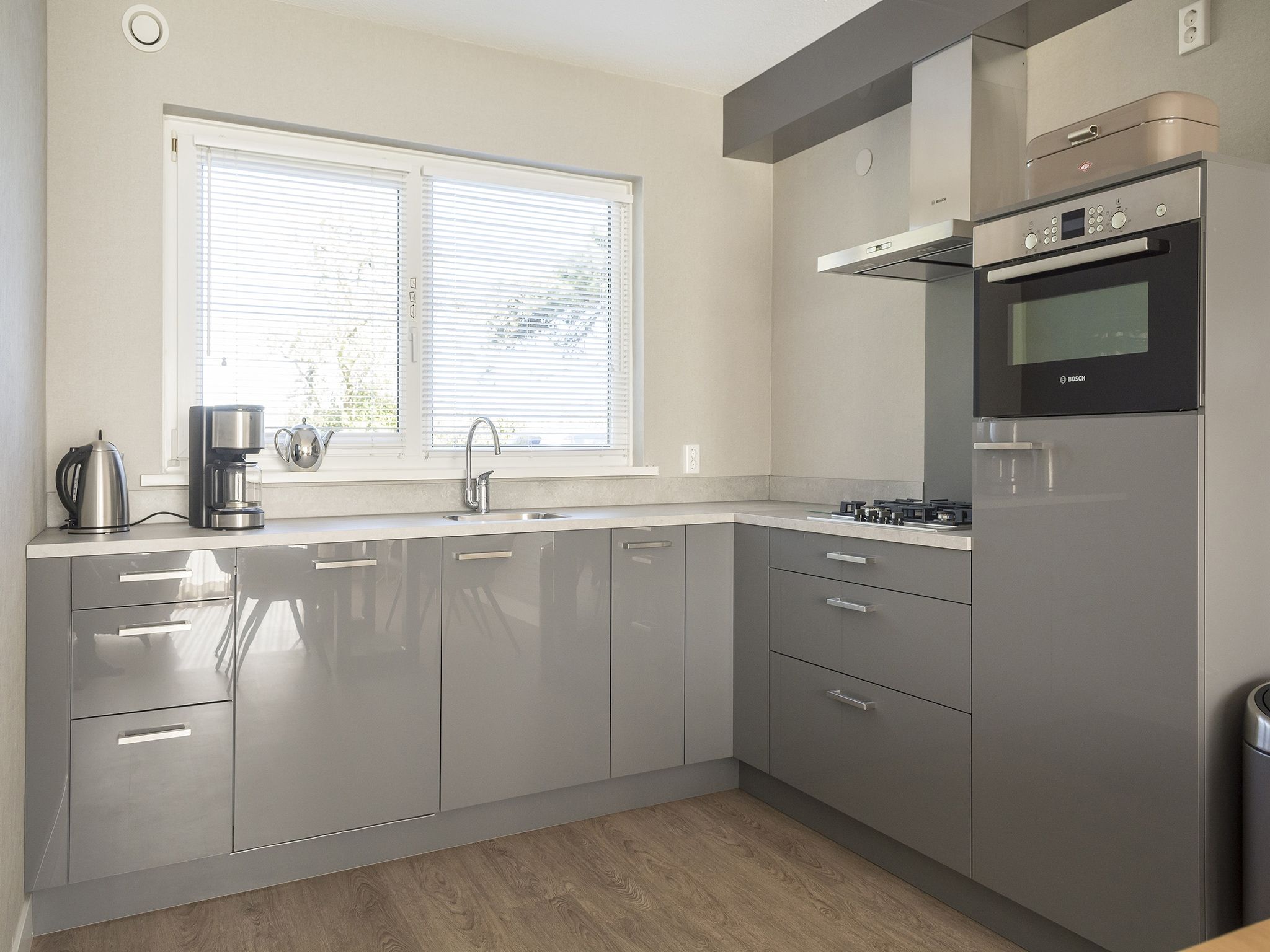 De keuken van Bouwlust E11 in De Cocksdorp Texel