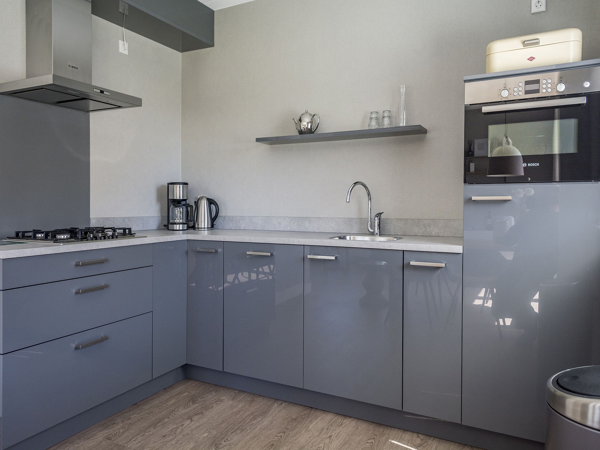 De keuken van Bouwlust E23 in De Cocksdorp Texel