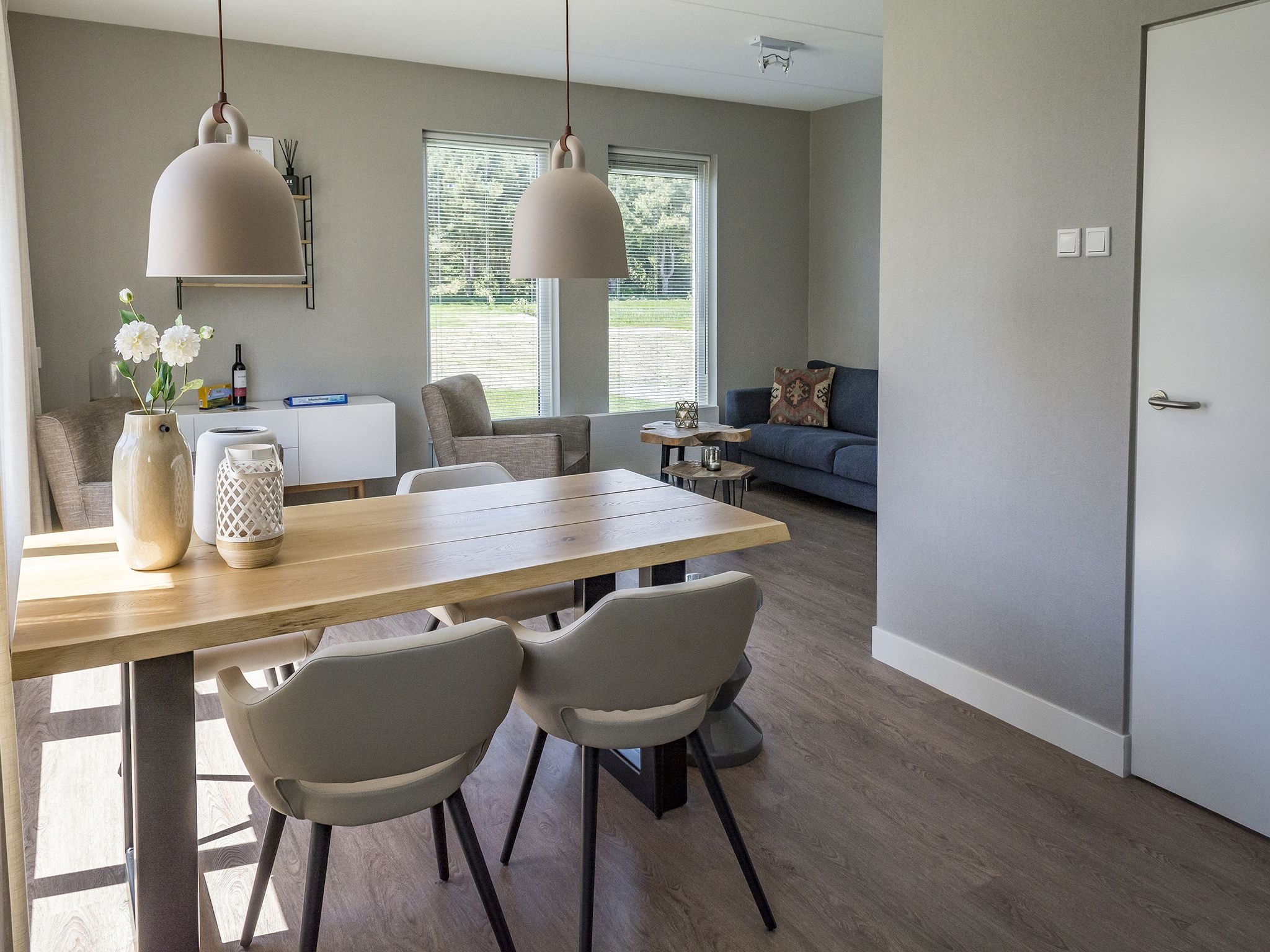 De eetkamer van Bouwlust E23 in De Cocksdorp Texel