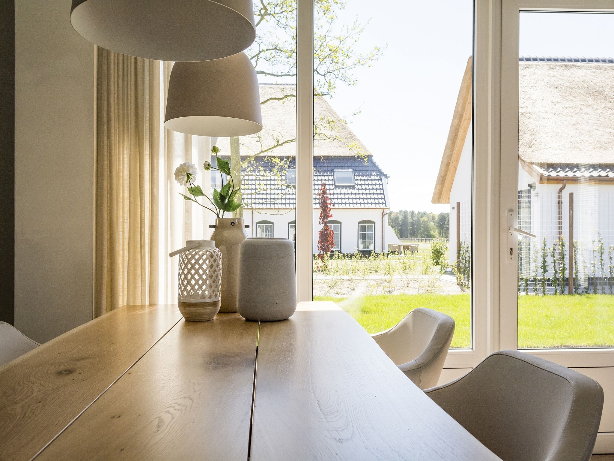 De eetkamer van Bouwlust E23 in De Cocksdorp Texel