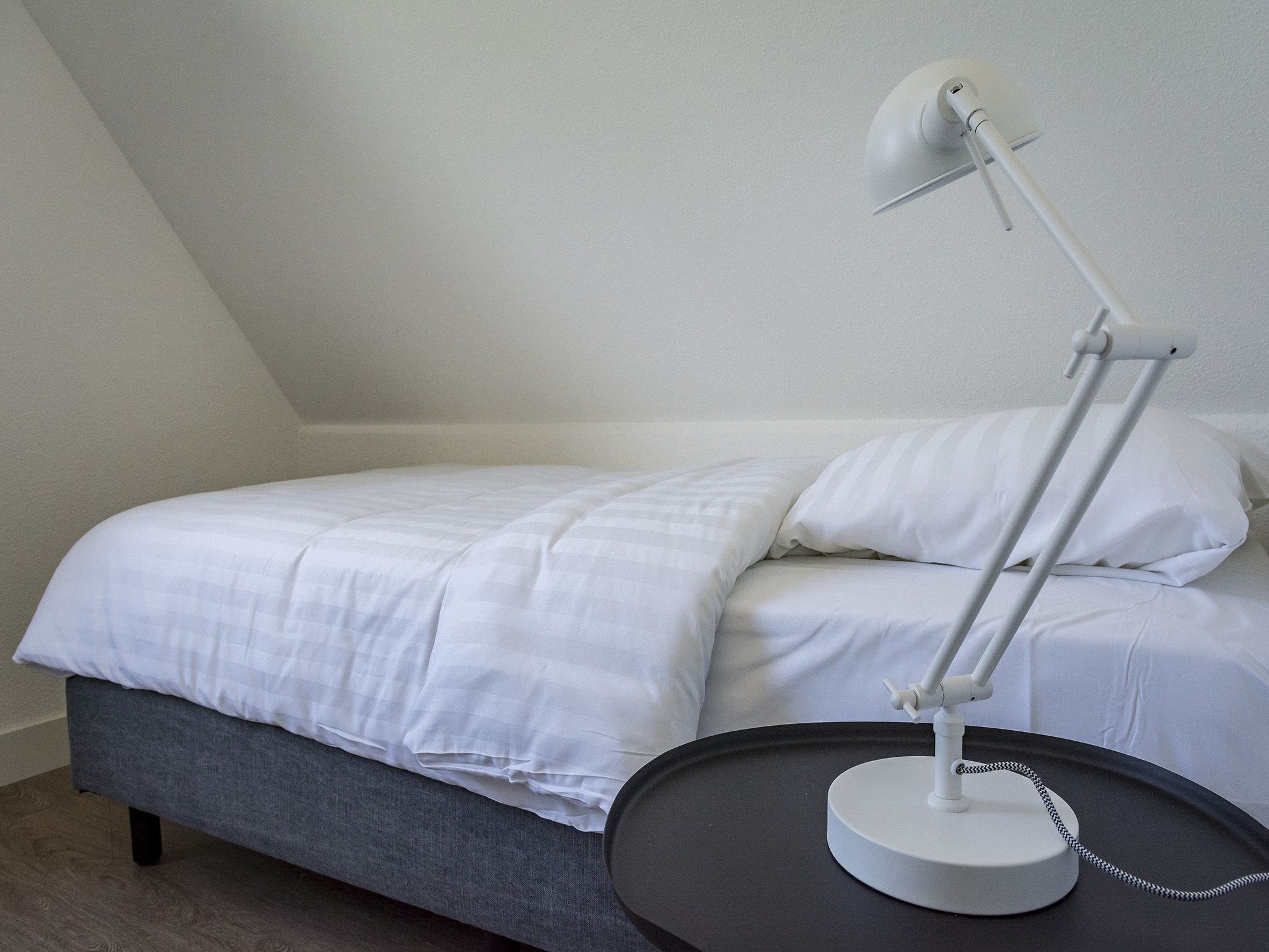 Een slaapkamer van Bouwlust E23 in De Cocksdorp Texel