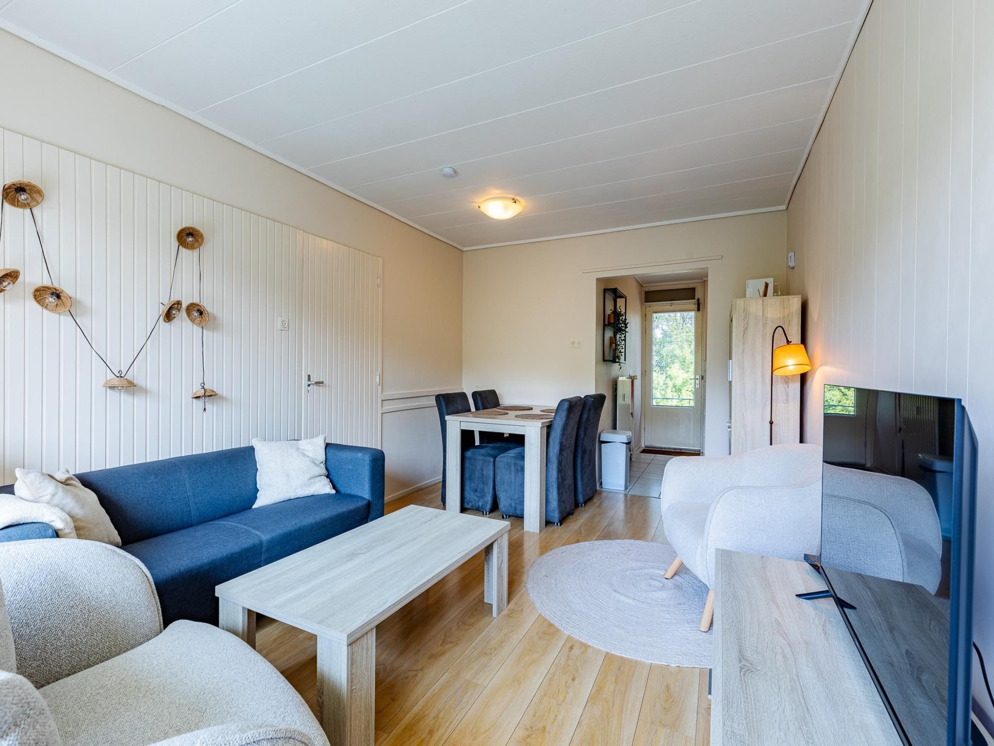 De woonkamer van Appartement Burg van Woelderenlaan in Vlissingen