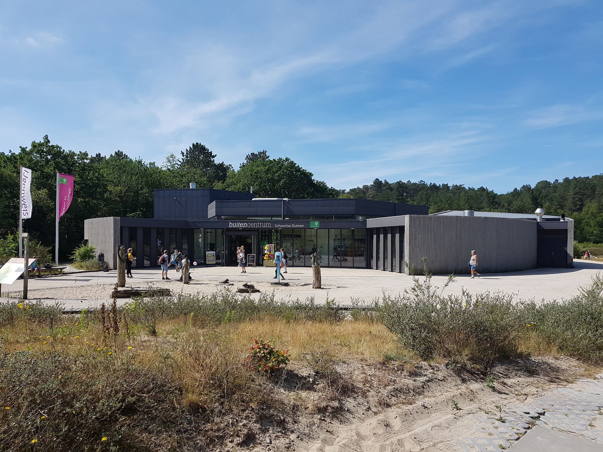 De omgeving van De Groene Lantaarn in Groet (Schoorl)