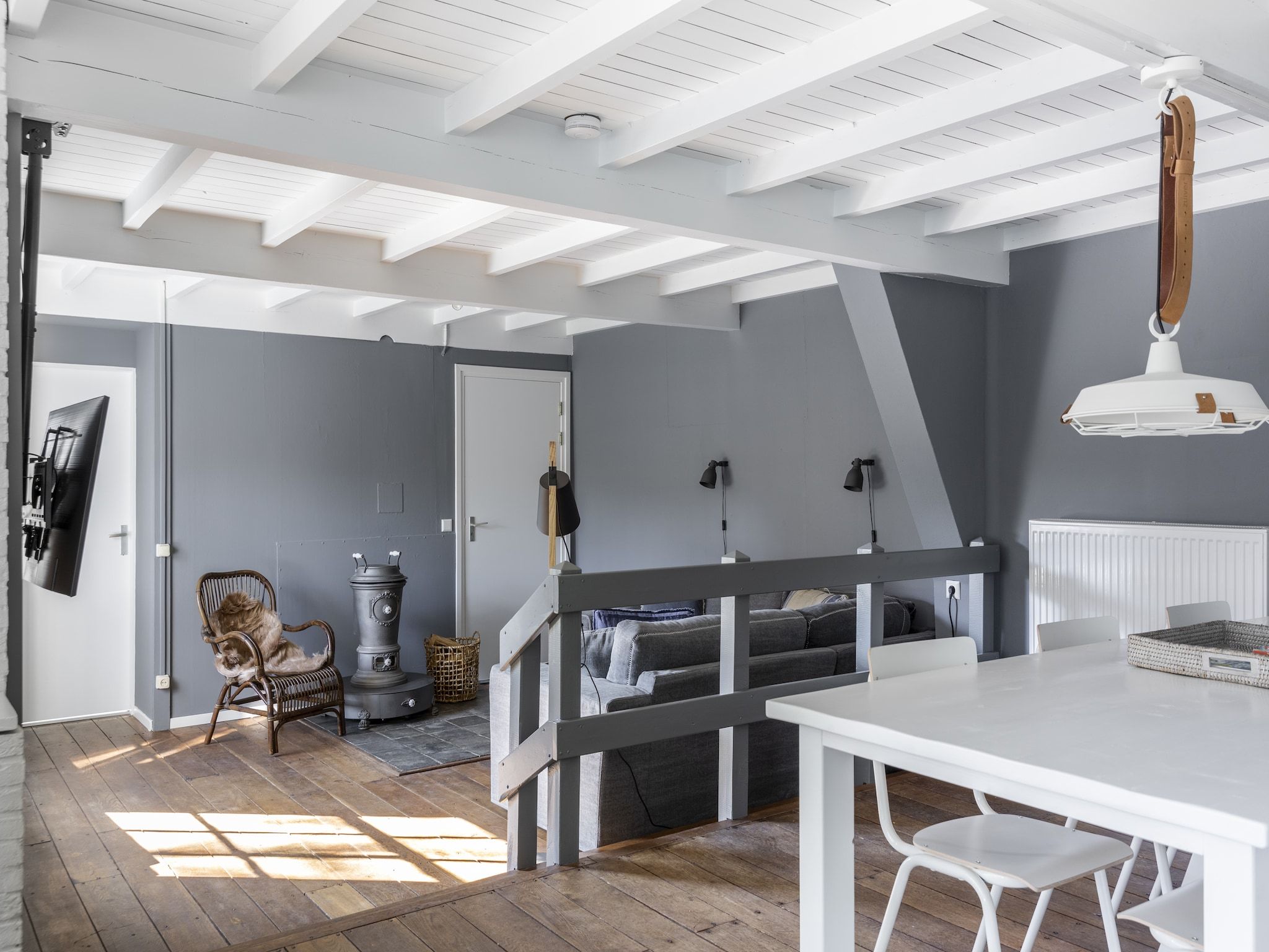 De woonkamer van De Groene Lantaarn in Groet (Schoorl)