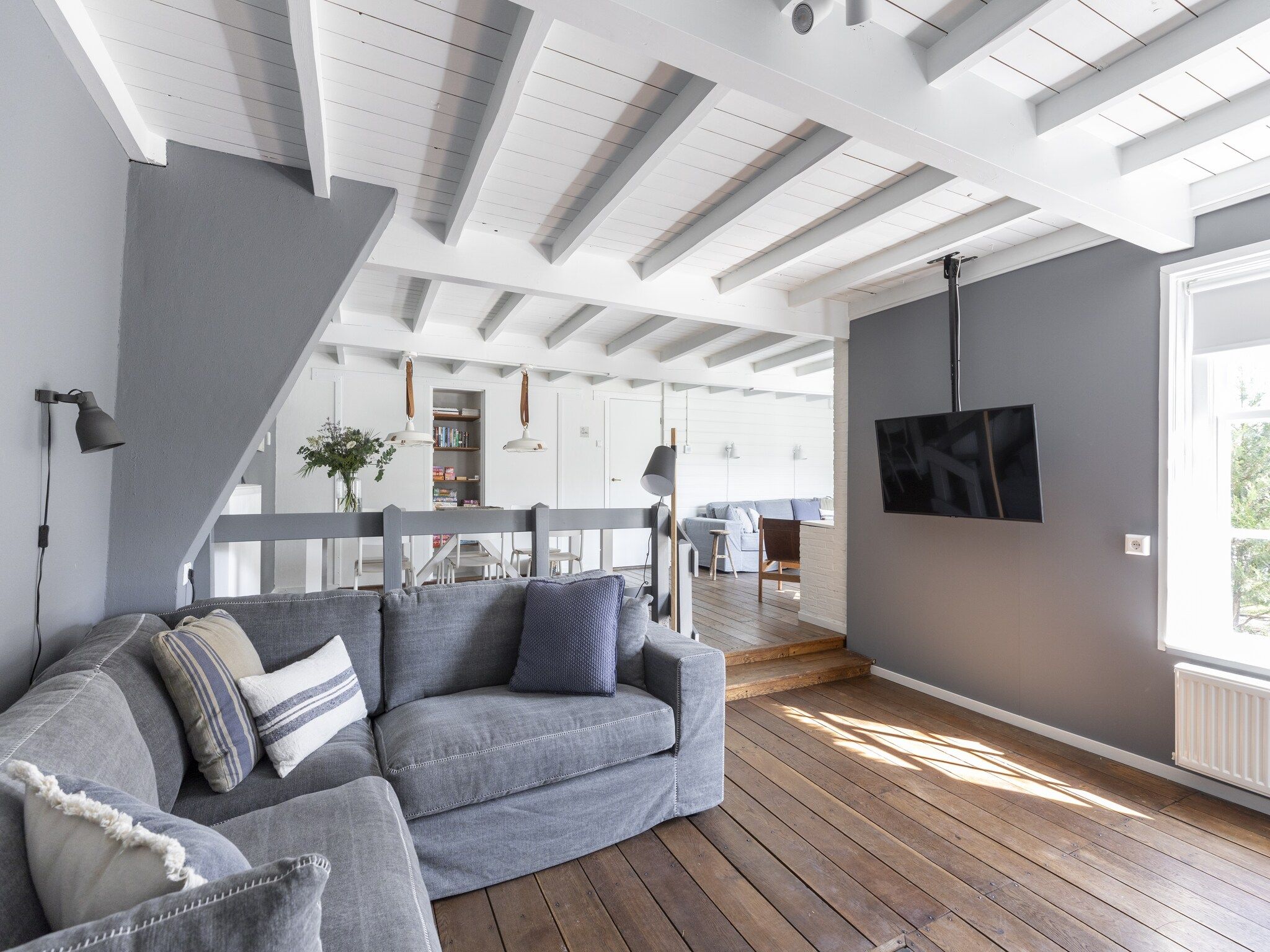 De woonkamer van De Groene Lantaarn in Groet (Schoorl)