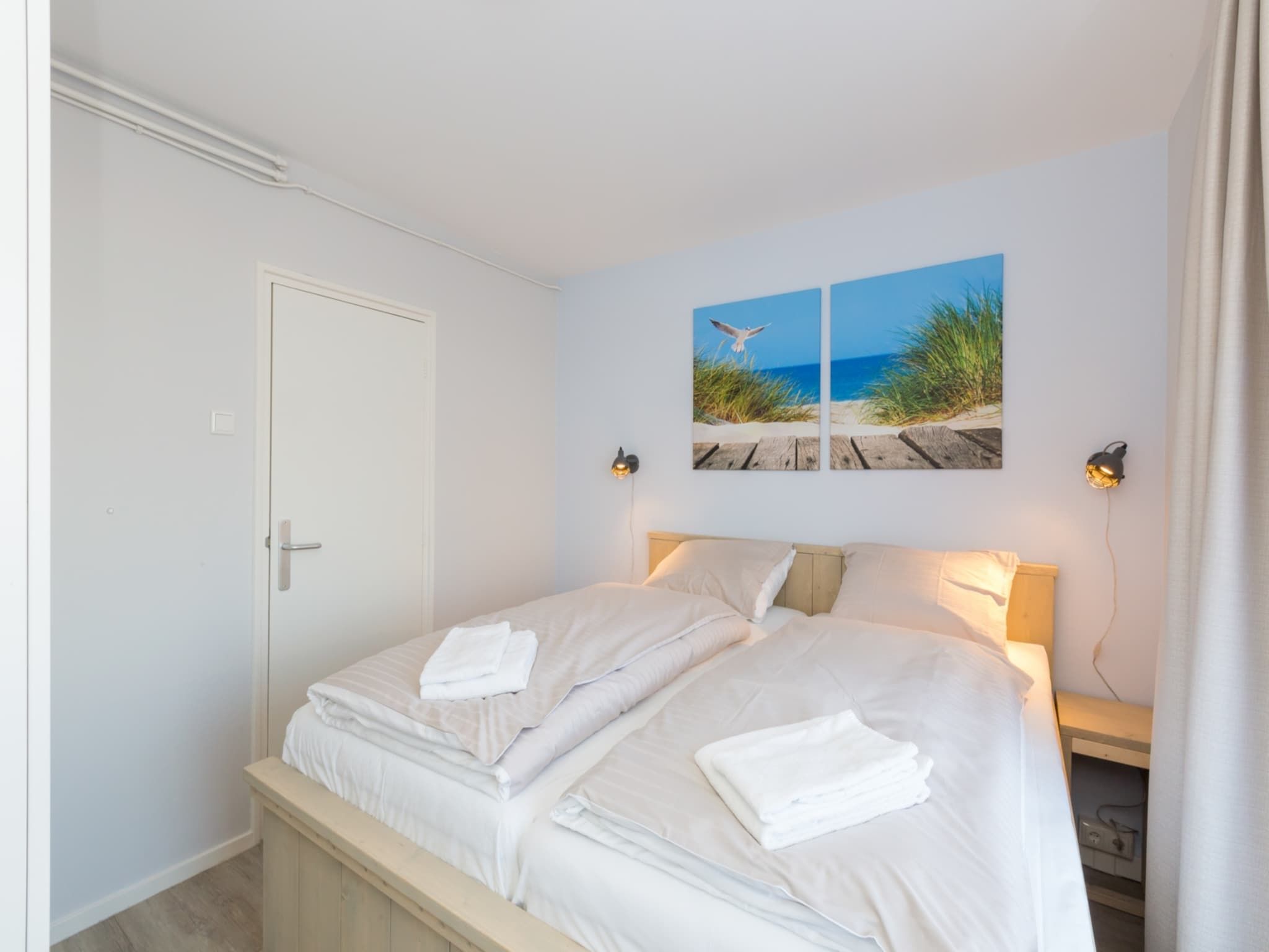 Een slaapkamer van Kurhaus- appartement 5 Zoutelande in Zoutelande