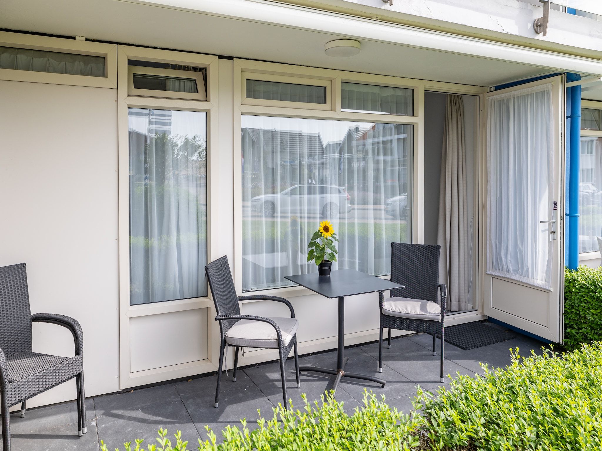 Het terras van Kurhaus- appartement 5 Zoutelande in Zoutelande