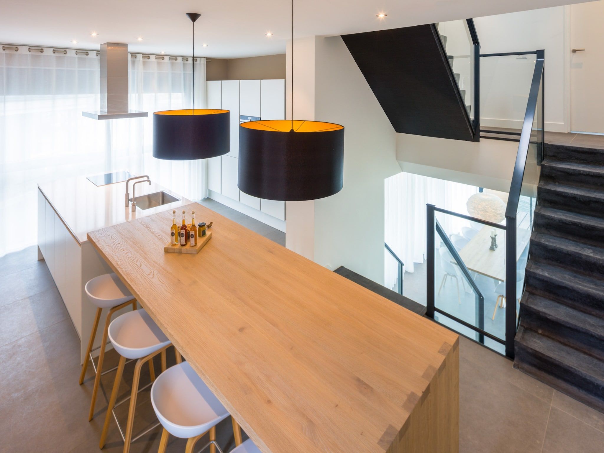 De keuken van Harbour Village 1 in Arnemuiden