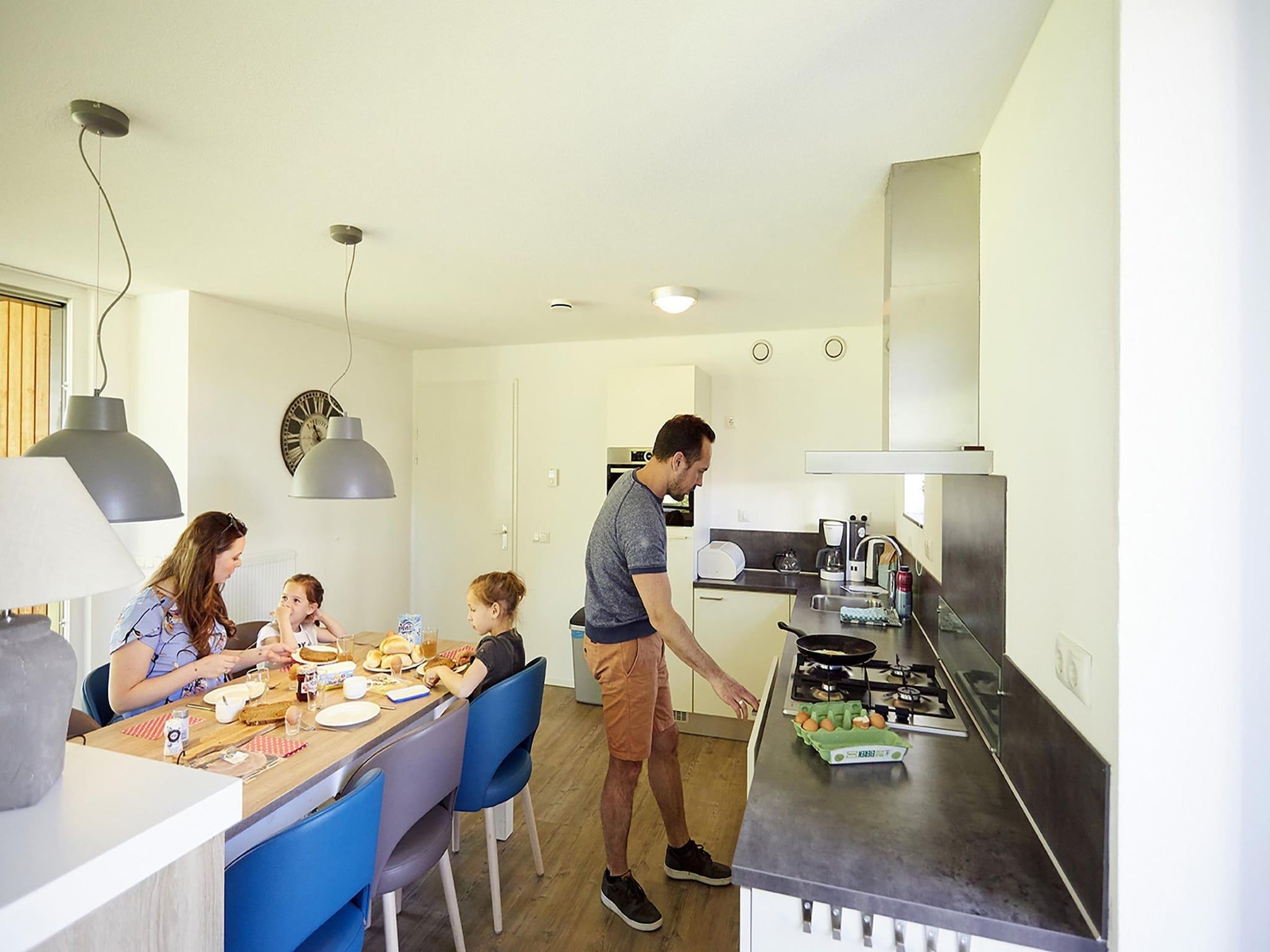 De keuken van Buitenhof De Leistert 24 in Roggel