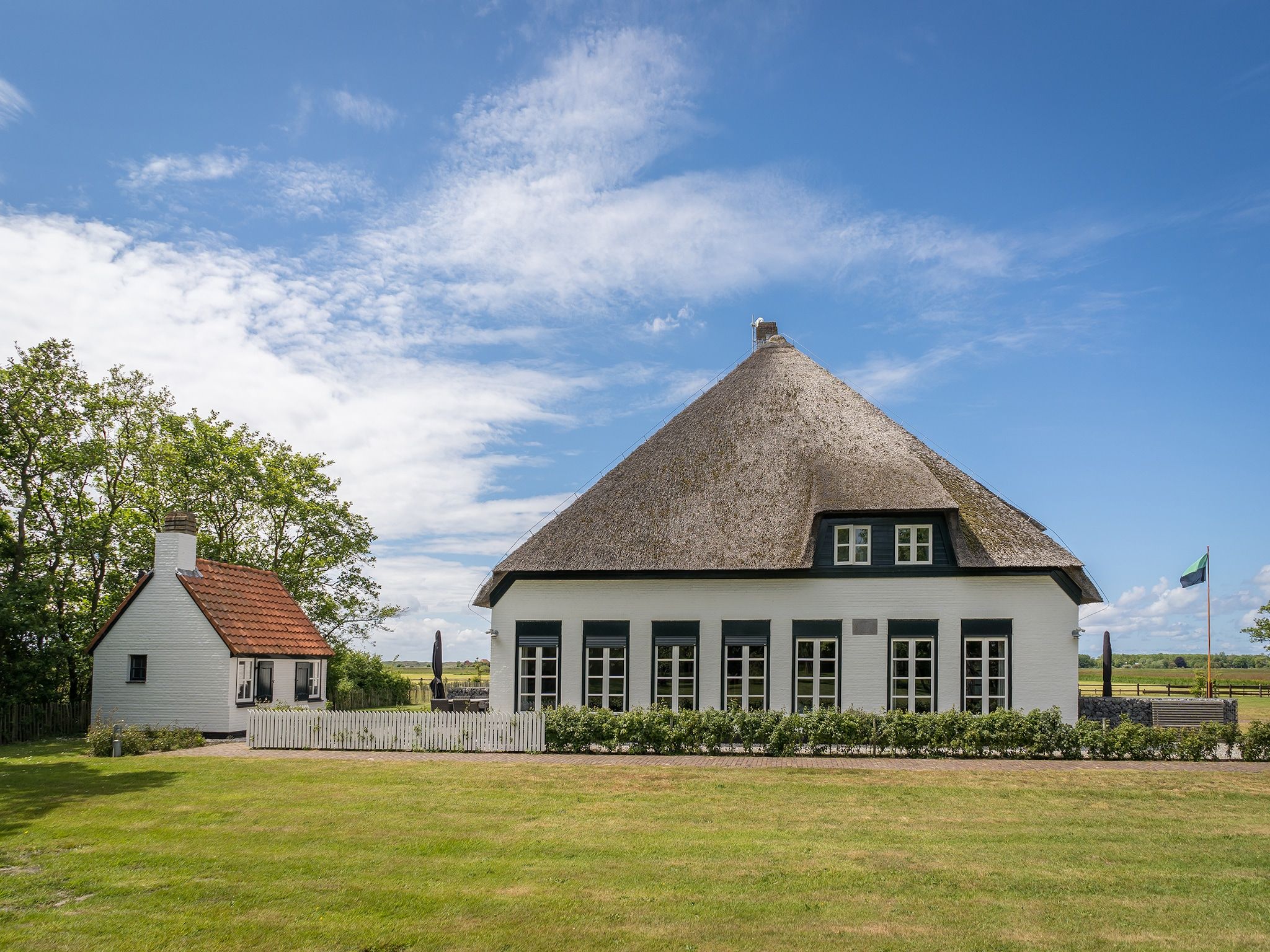 De buitenkant van Appartement Hoeve Holland R1 in De Cocksdorp - Texel