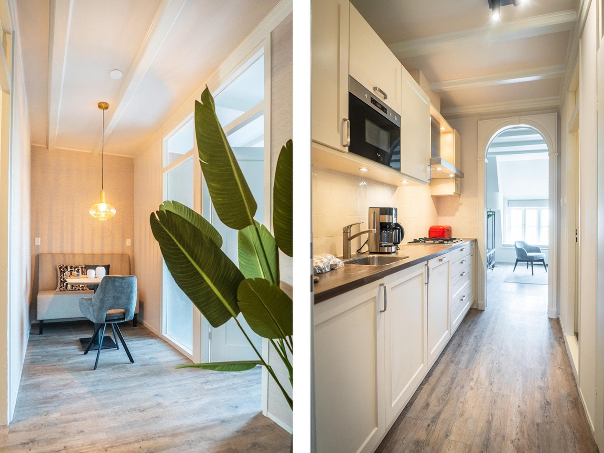 De keuken van Appartement Hoeve Holland X7 in De Cocksdorp Texel