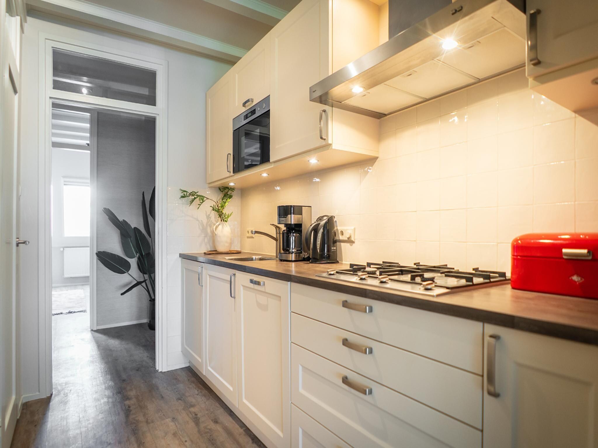 De keuken van Appartement Hoeve Holland X7 in De Cocksdorp Texel