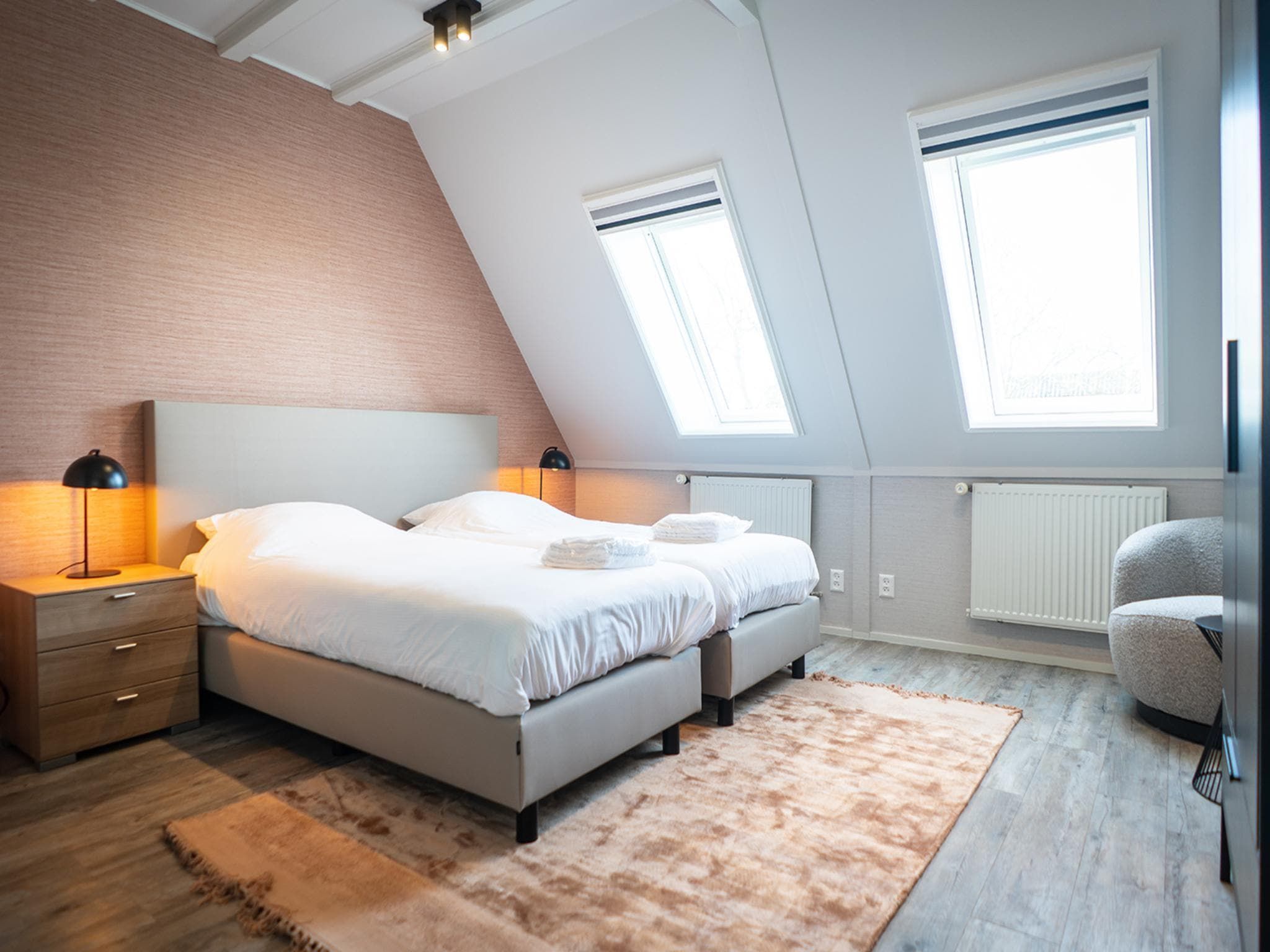 Een slaapkamer van Appartement Hoeve Holland X7 in De Cocksdorp Texel