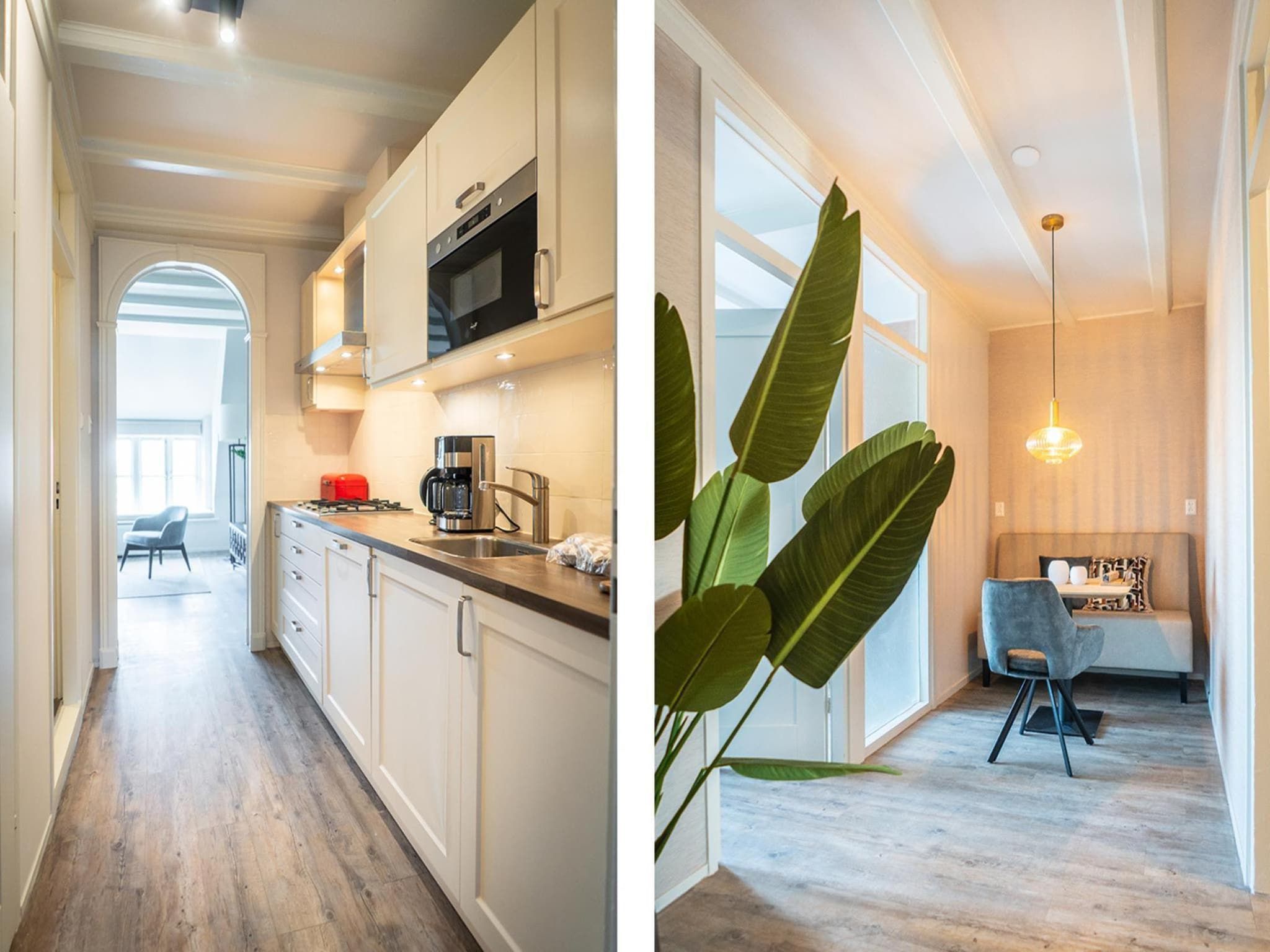 De keuken van Appartement Hoeve Holland X7 in De Cocksdorp Texel