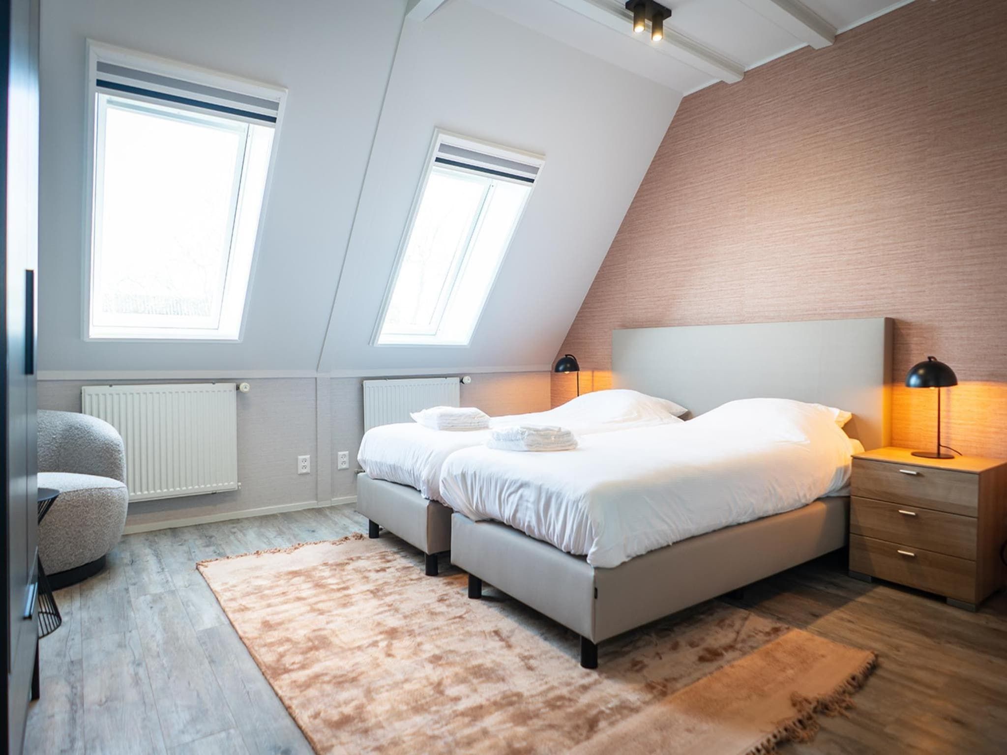 Een slaapkamer van Appartement Hoeve Holland X7 in De Cocksdorp Texel