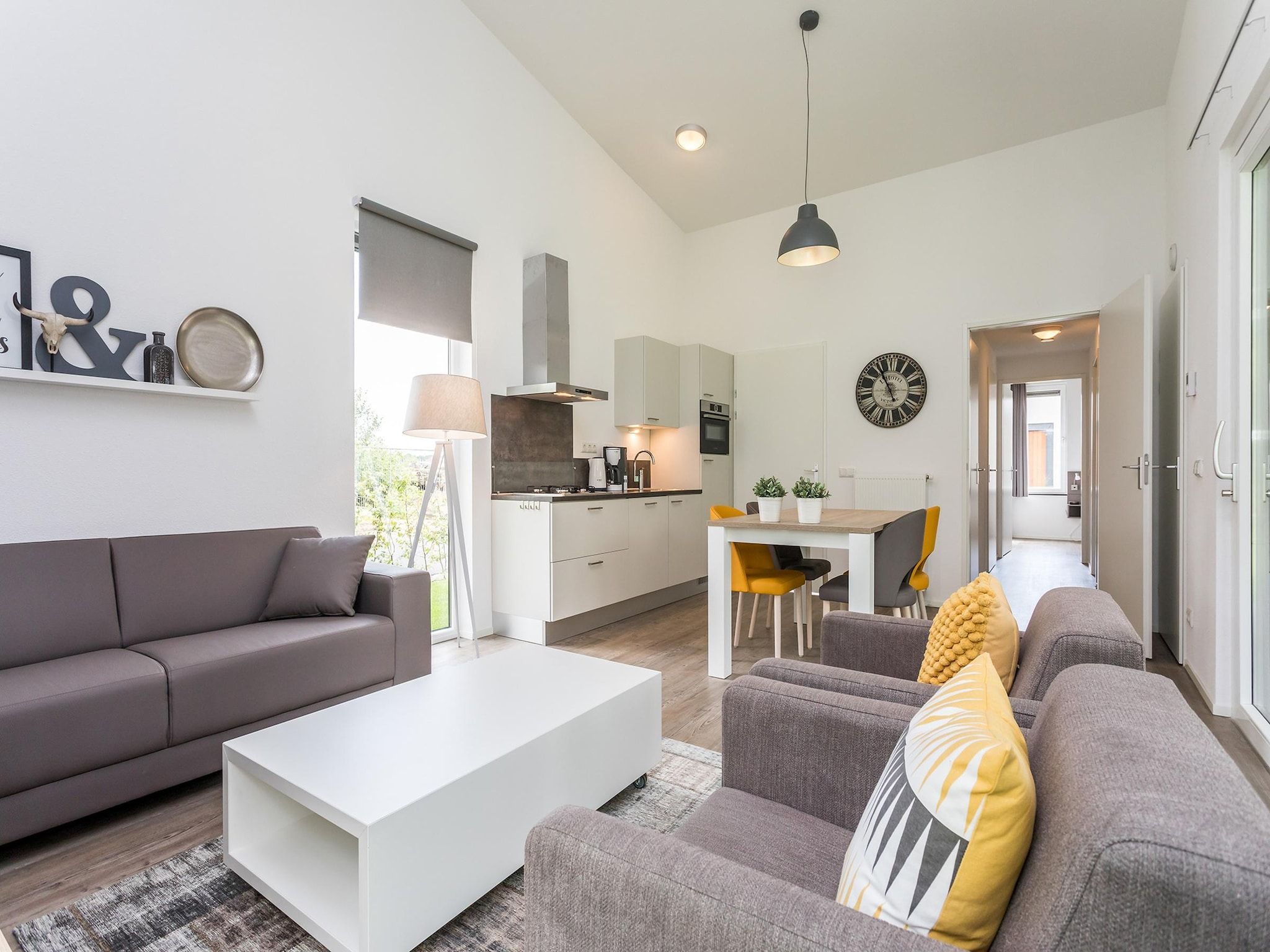 De woonkamer van Buitenhof De Leistert 19 in Roggel