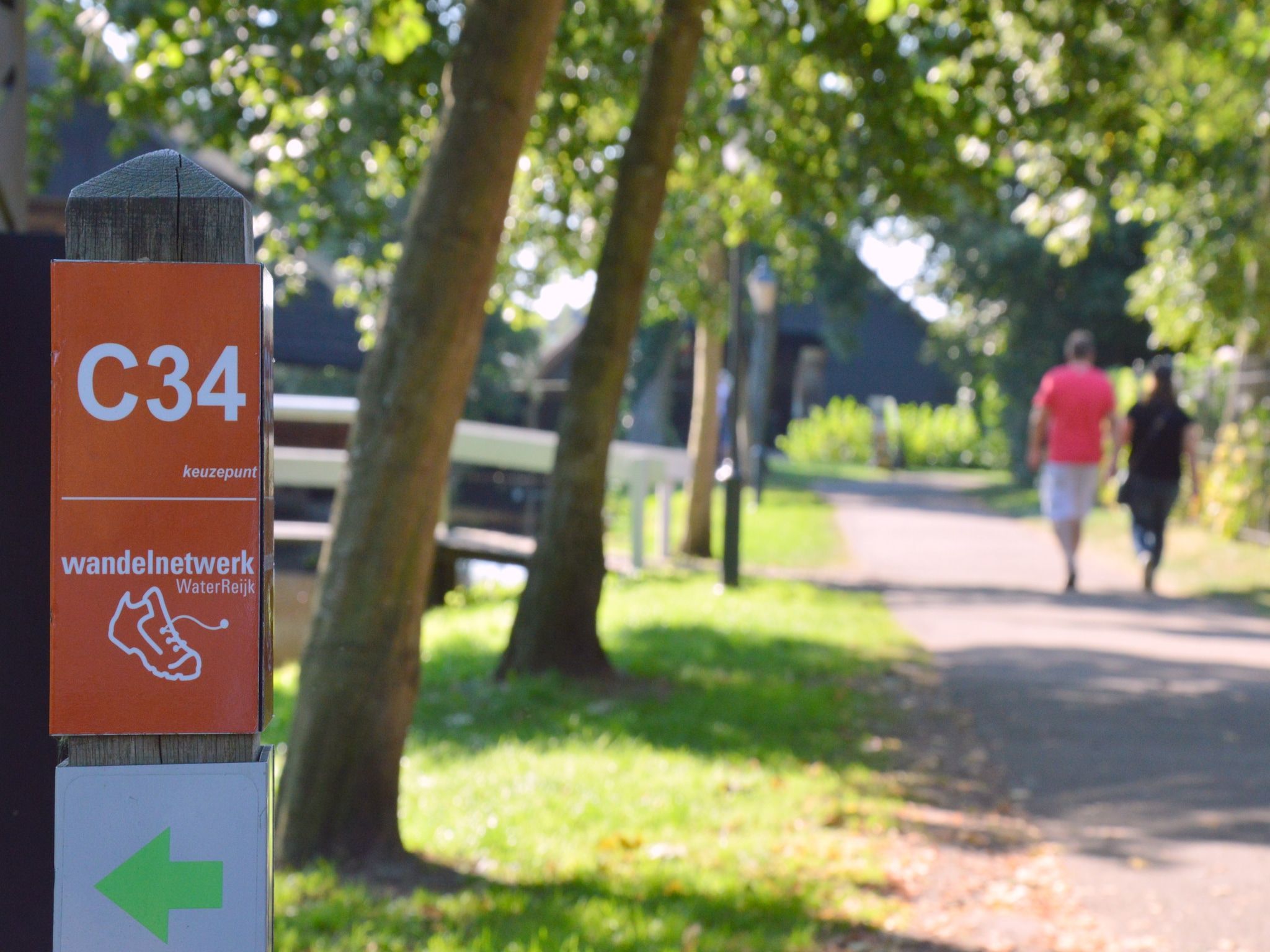 De omgeving van Aan de dwarsgracht in Giethoorn