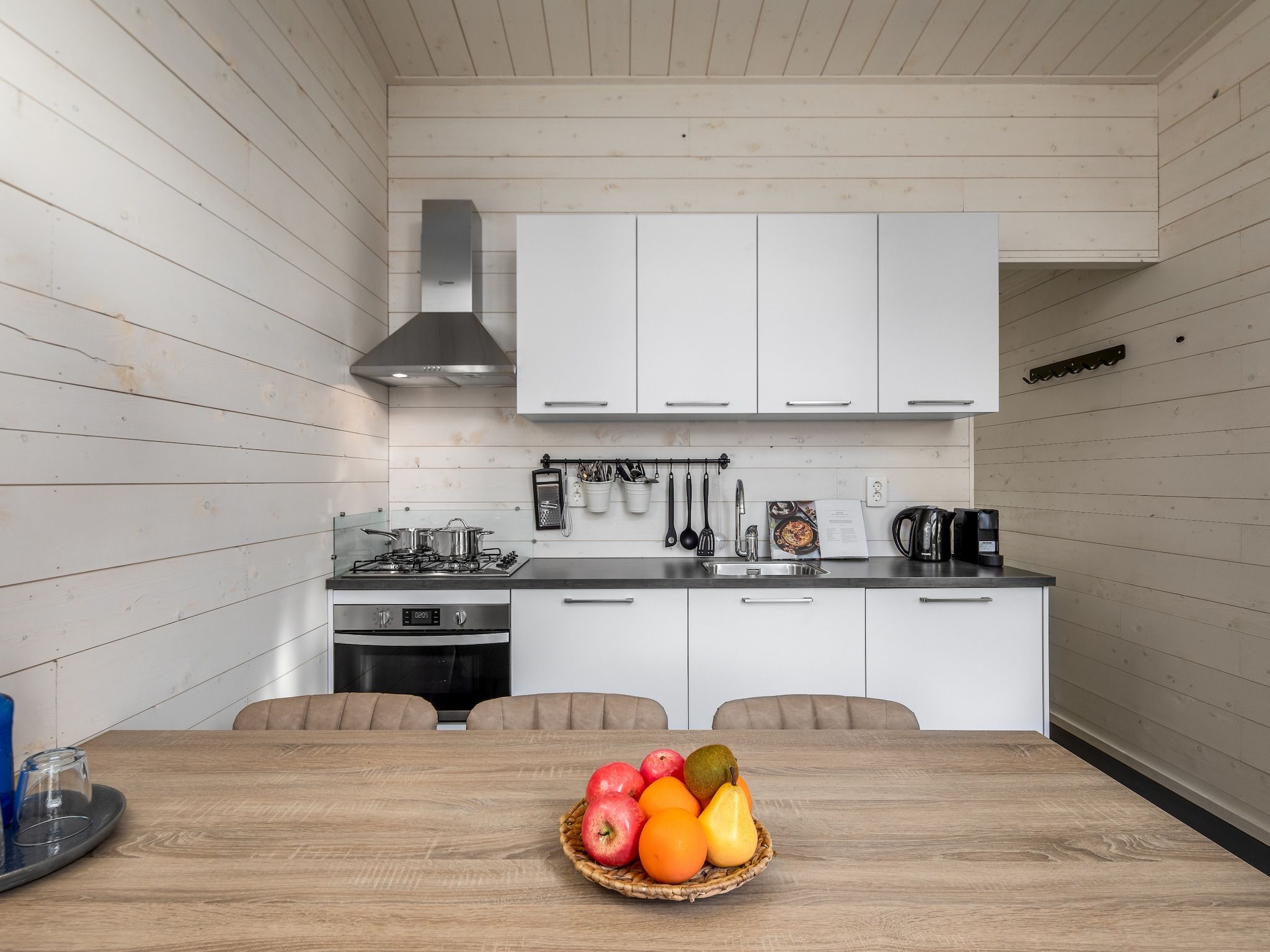 De keuken van Vakantiepark Schaijk 4 in Schaijk