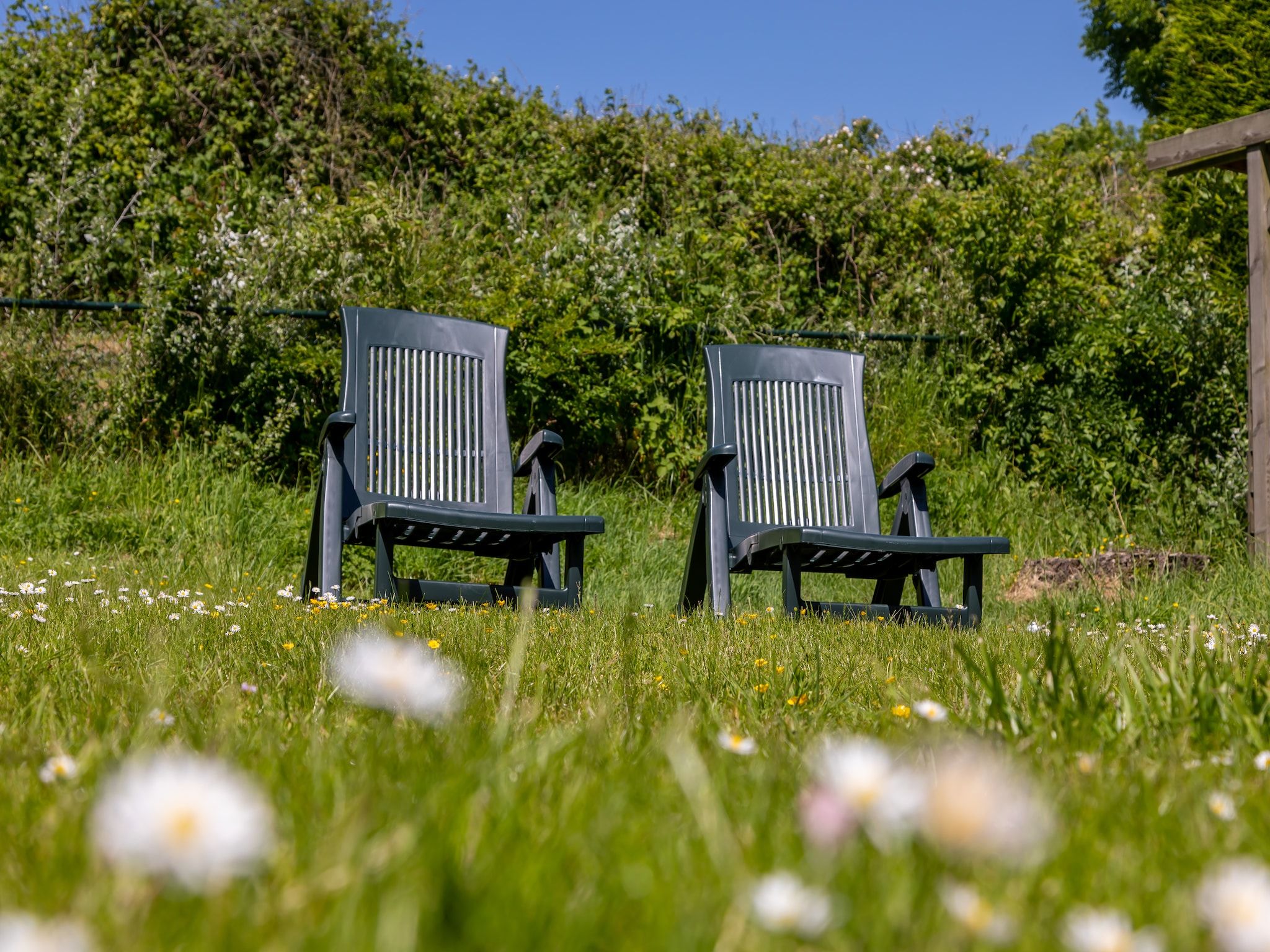 De tuin van Inlaag 20 in Wolphaartsdijk
