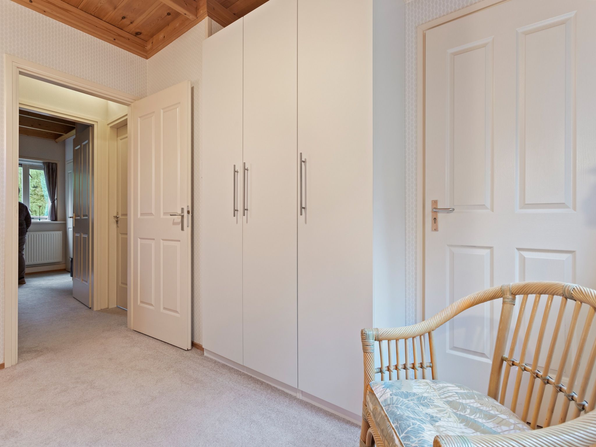 Een slaapkamer van Prachtig vrijstaand huis met tuin op de Veluwe in Epe