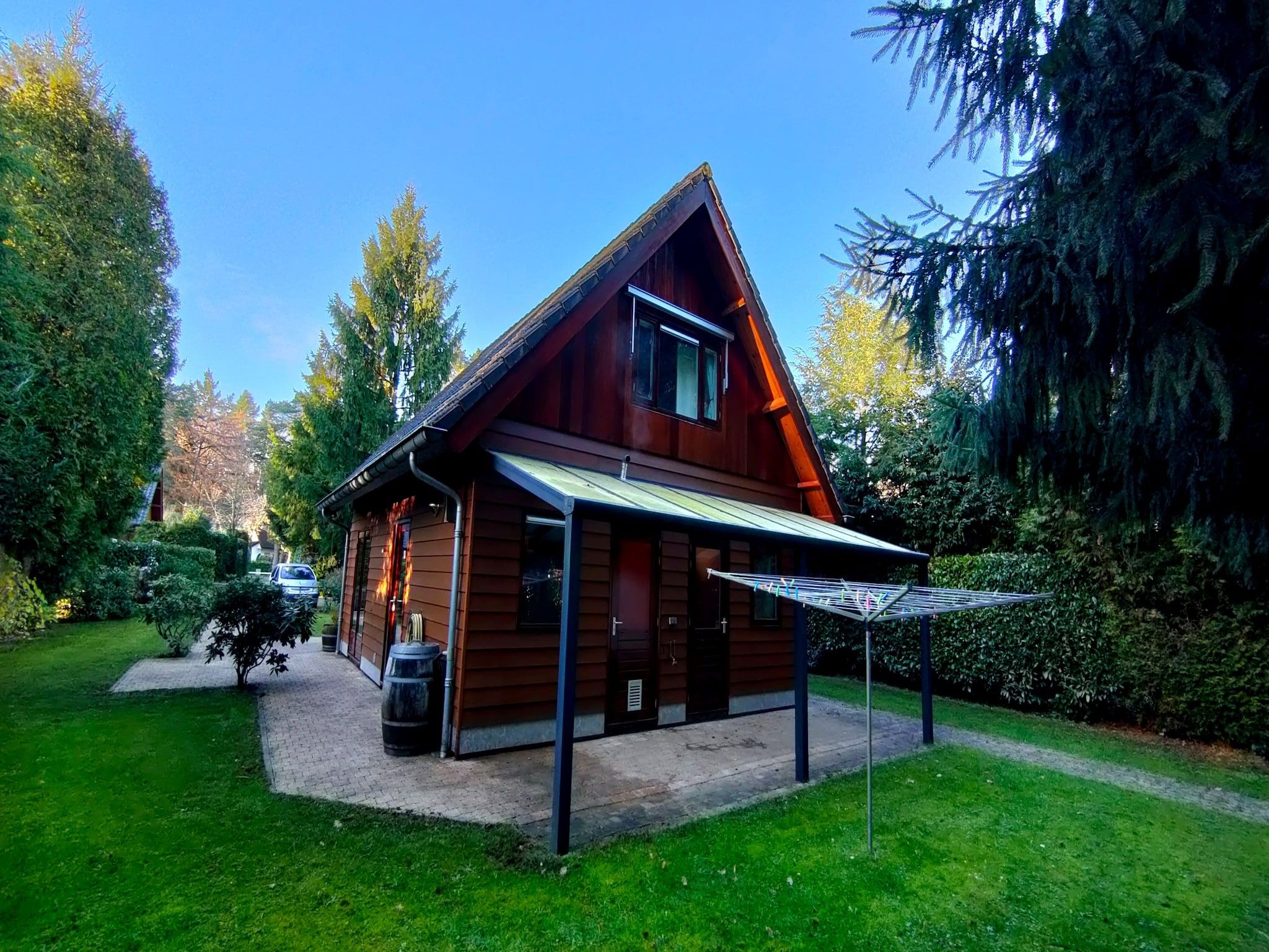 De buitenkant van Prachtig vrijstaand huis met tuin op de Veluwe in Epe