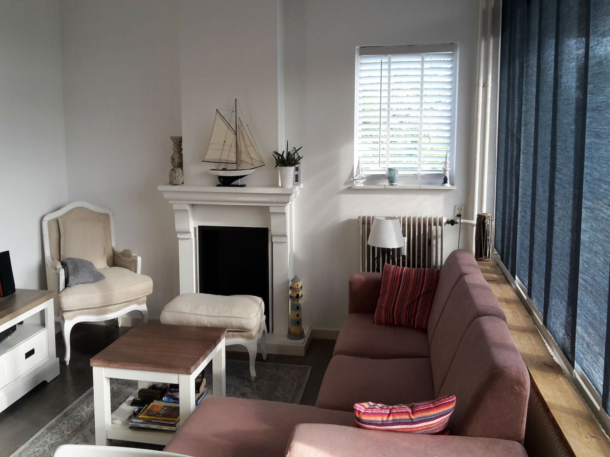 De woonkamer van Noordzee in Noordwijk