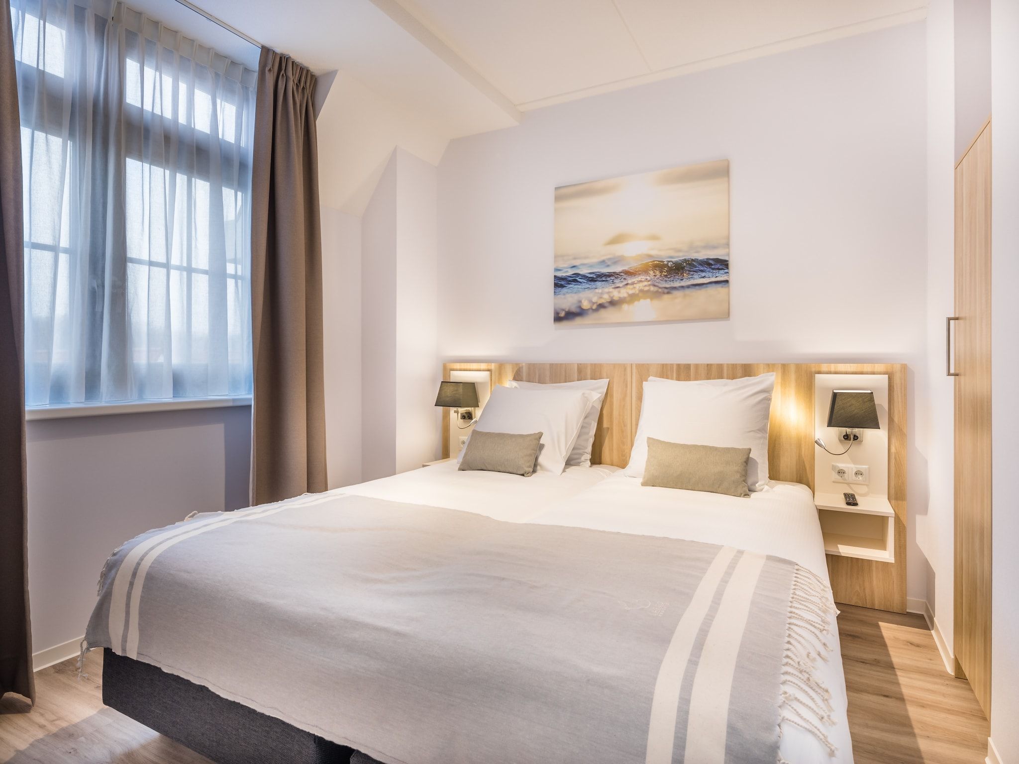 Een slaapkamer van Noordzee Résidence Dishoek 13 in Koudekerke