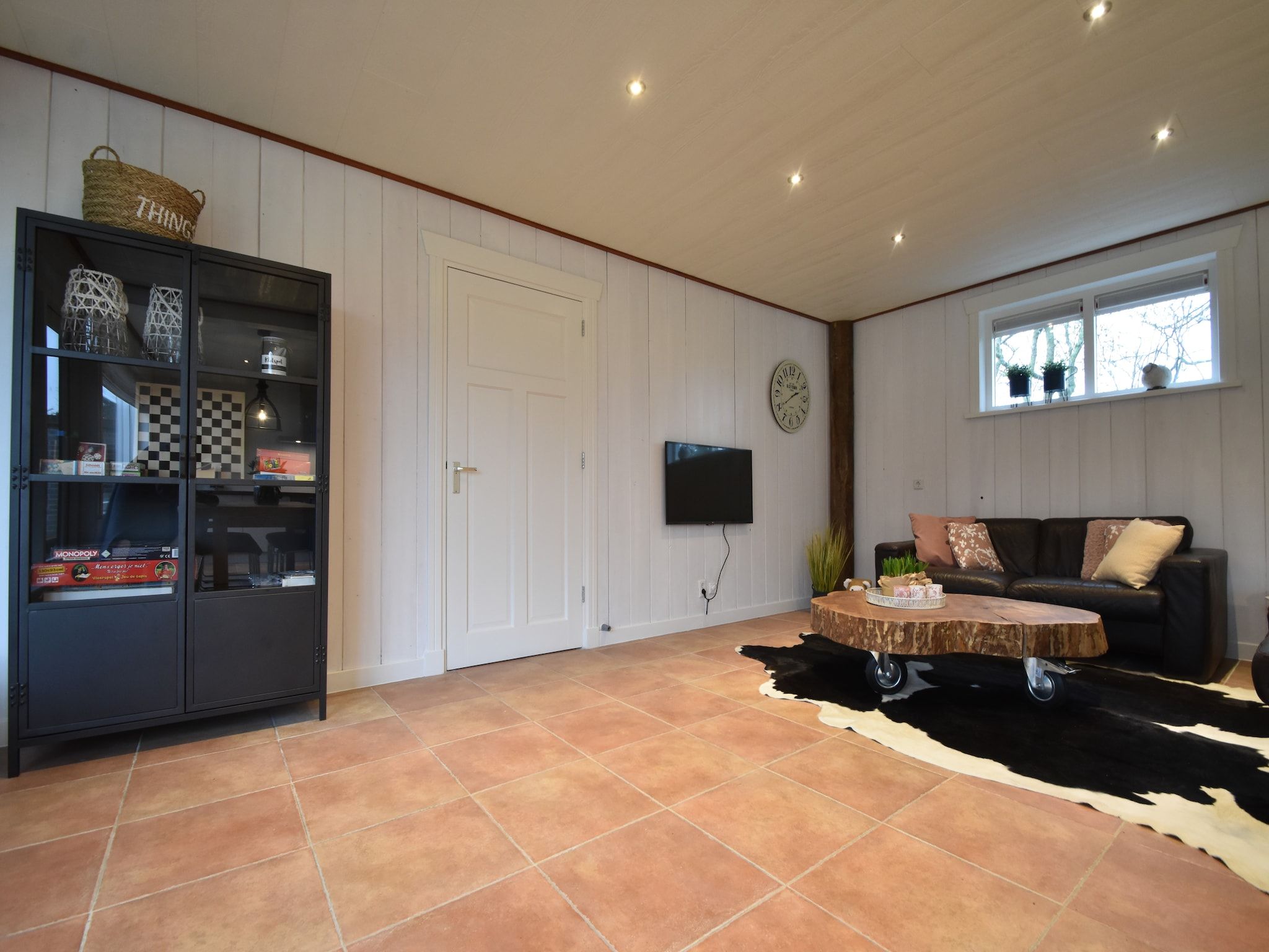 De woonkamer van 8p Garnekuul 1 in Callantsoog