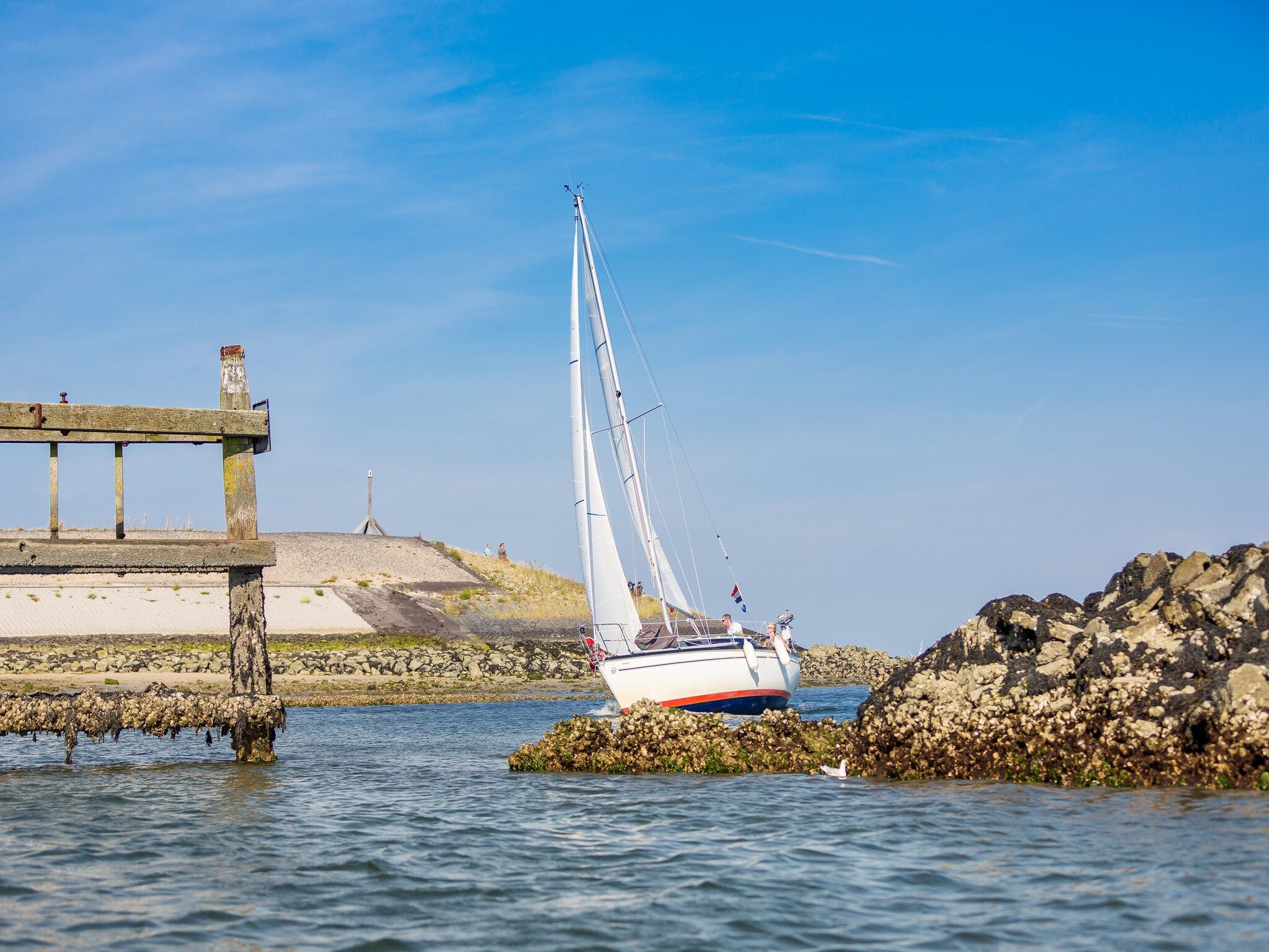 Parkfaciliteiten bij Water Village 4 in Kamperland
