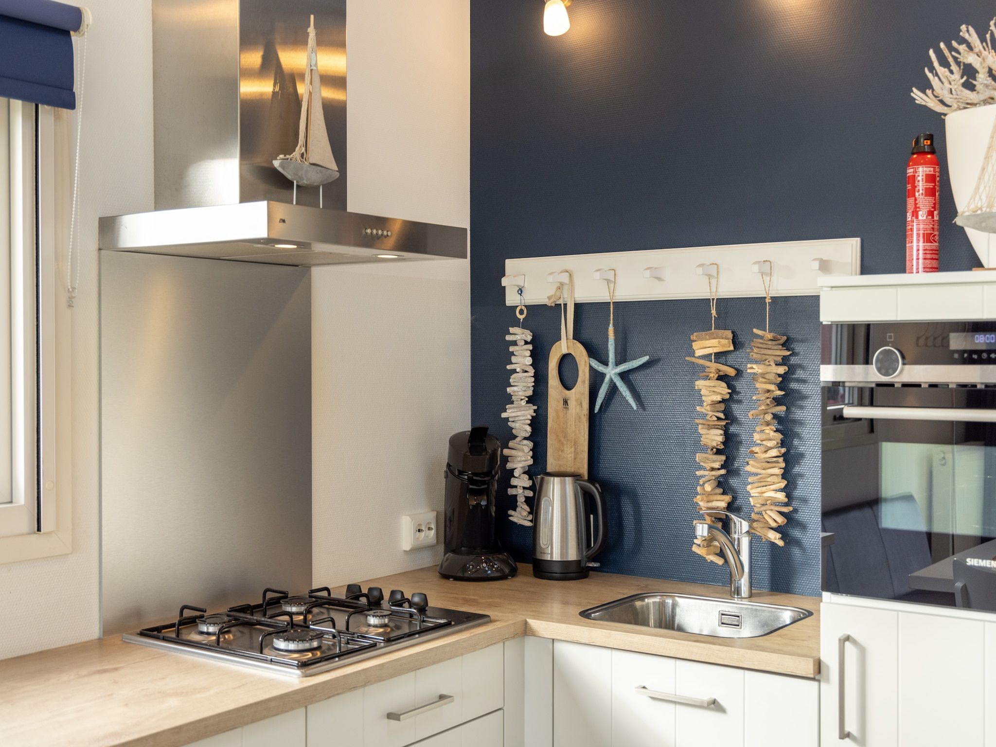 De keuken van Waterpark Terkaple 2 in Terkaple