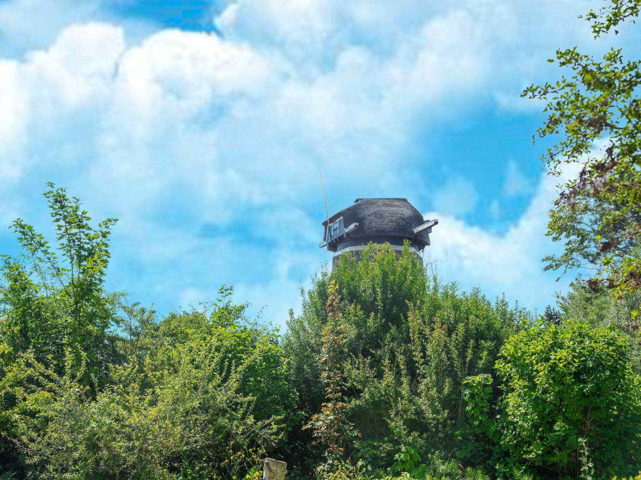 De tuin van Duinvilla aan het Meer in Egmond aan den Hoef
