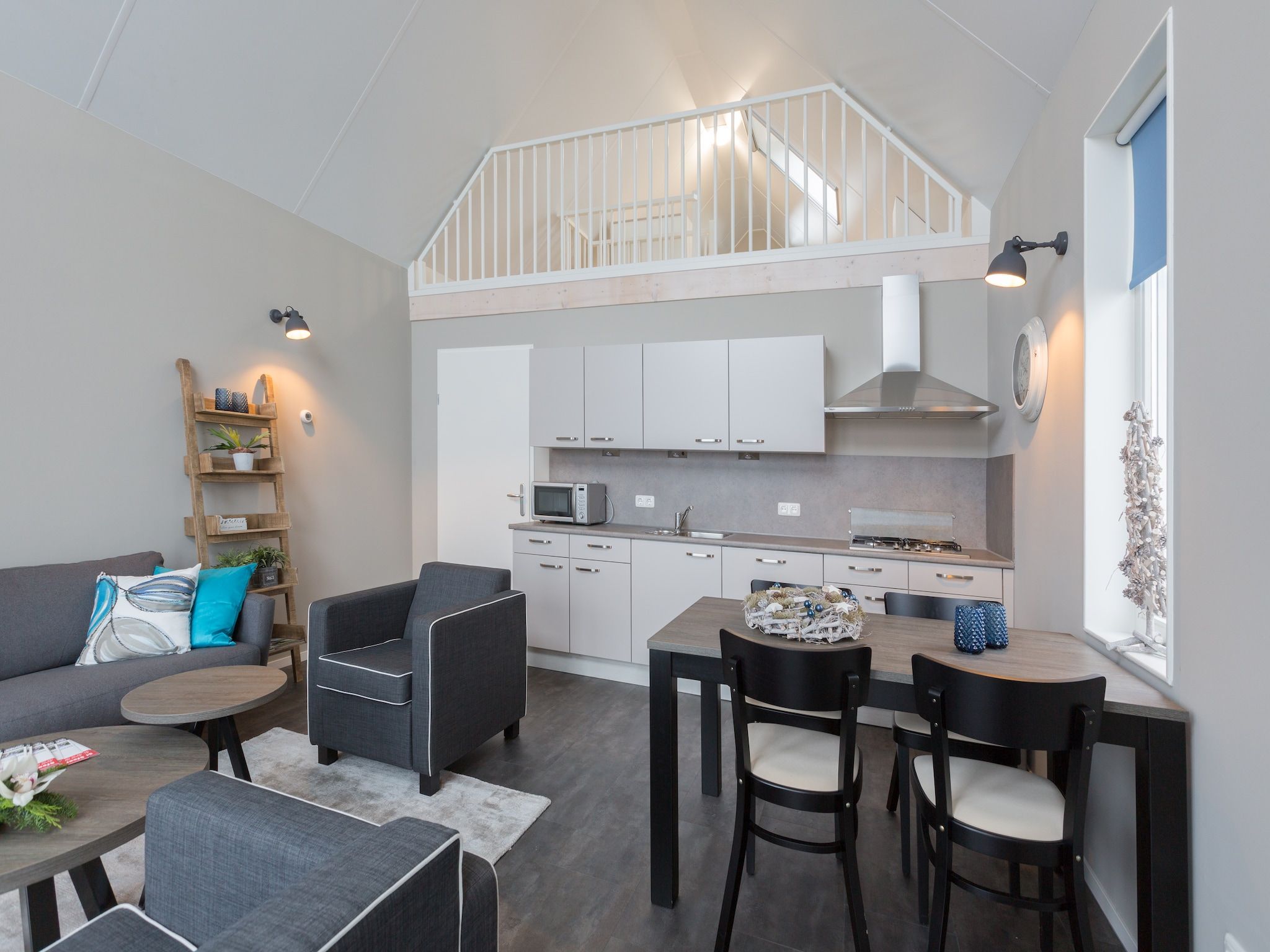 De keuken van Waterpark Langelille 1 in Langelille