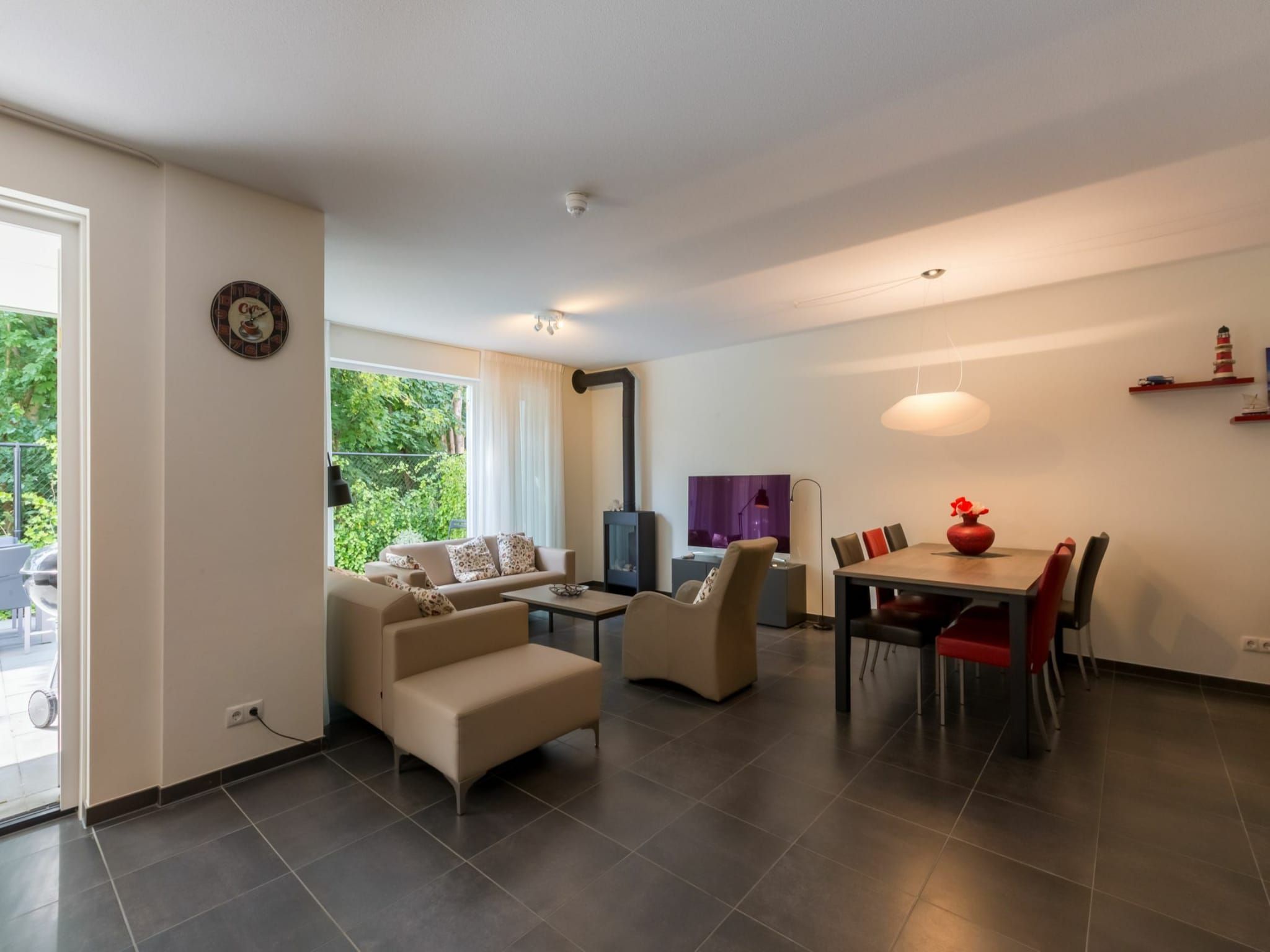 De woonkamer van Appartement Duinhof Dishoek 13H - 6 pers de luxe in Koudekerke