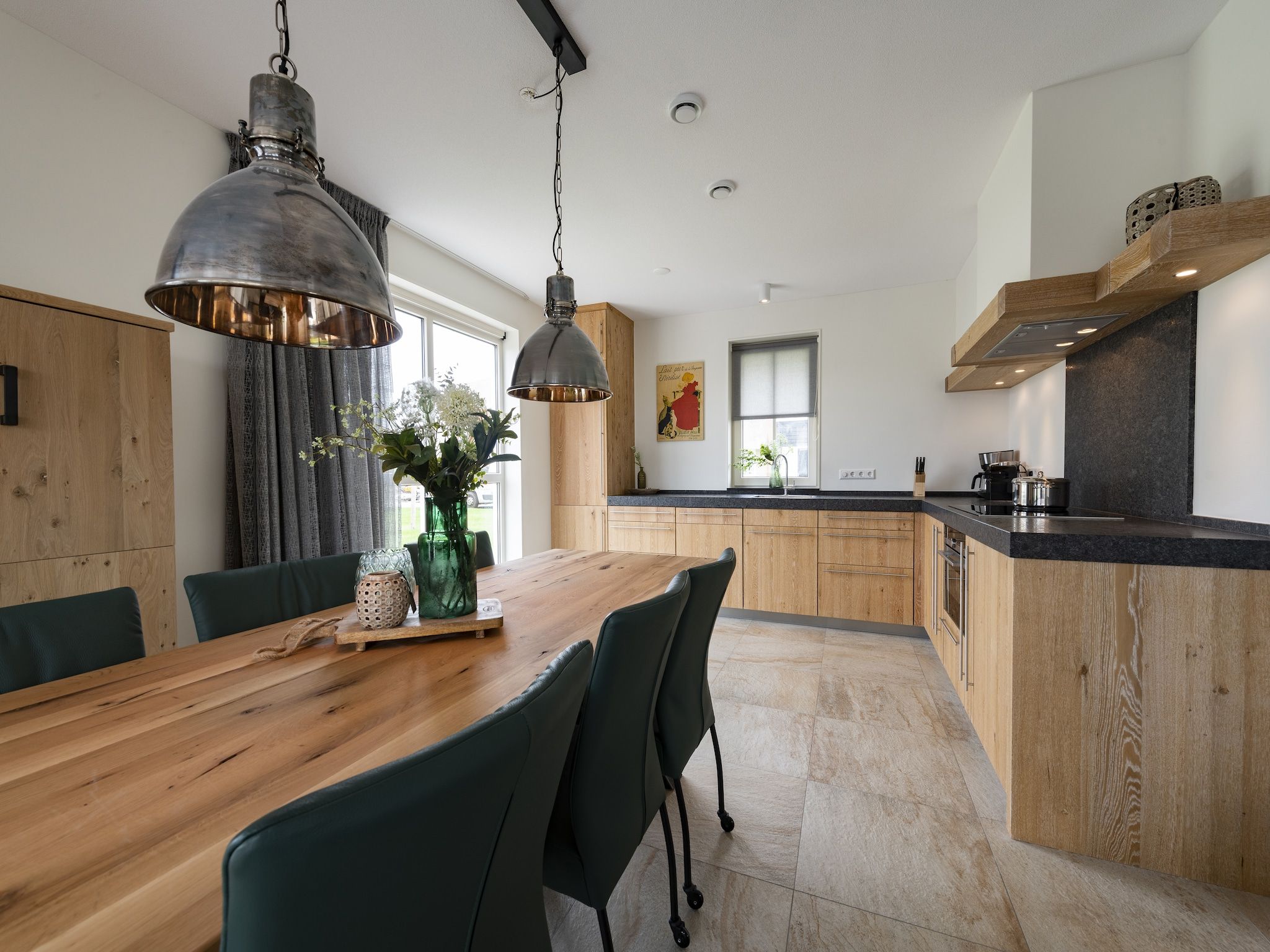 De keuken van Friese Meren Villa's 5 in Delfstrahuizen