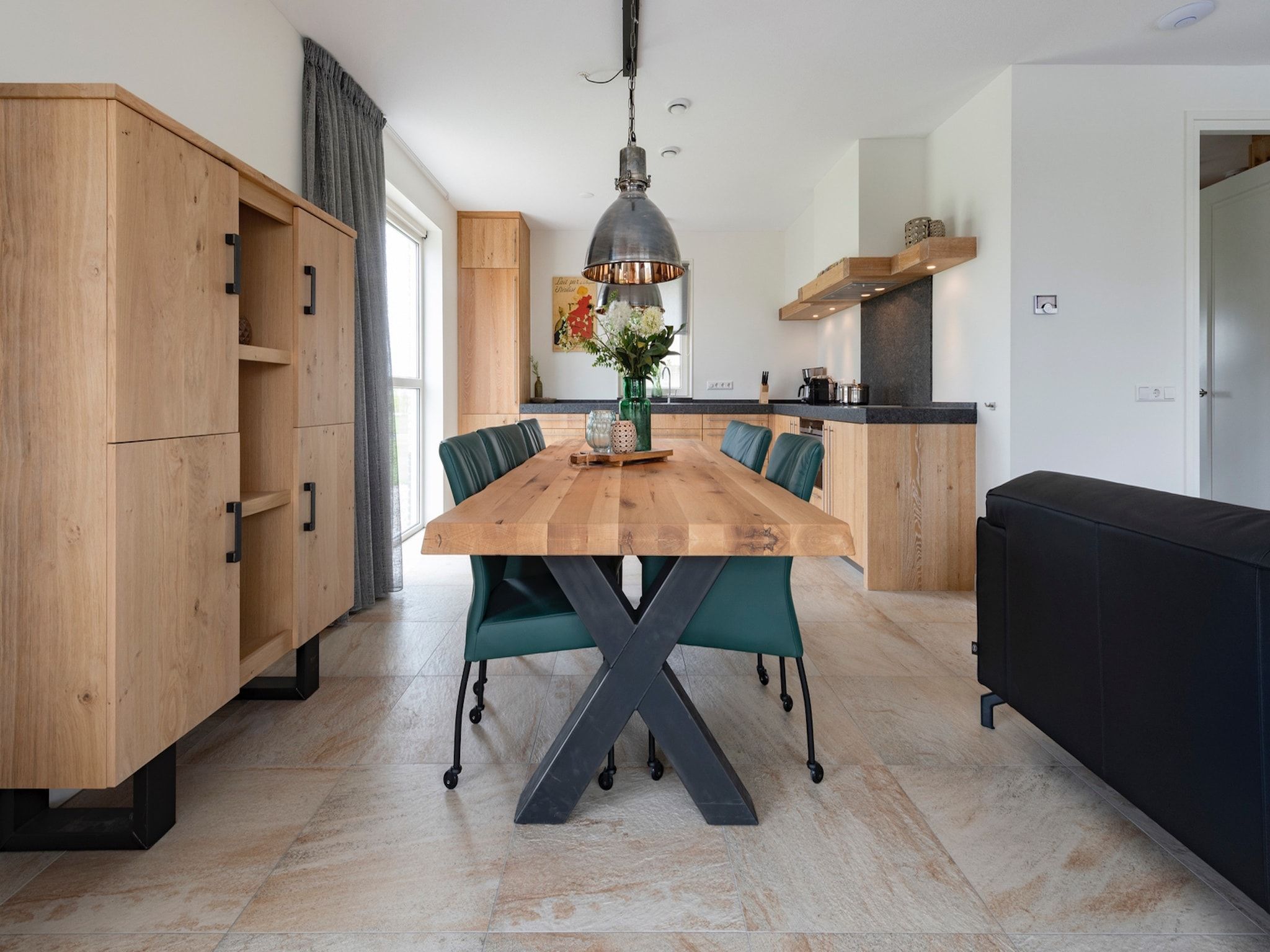 De keuken van Friese Meren Villa's 5 in Delfstrahuizen