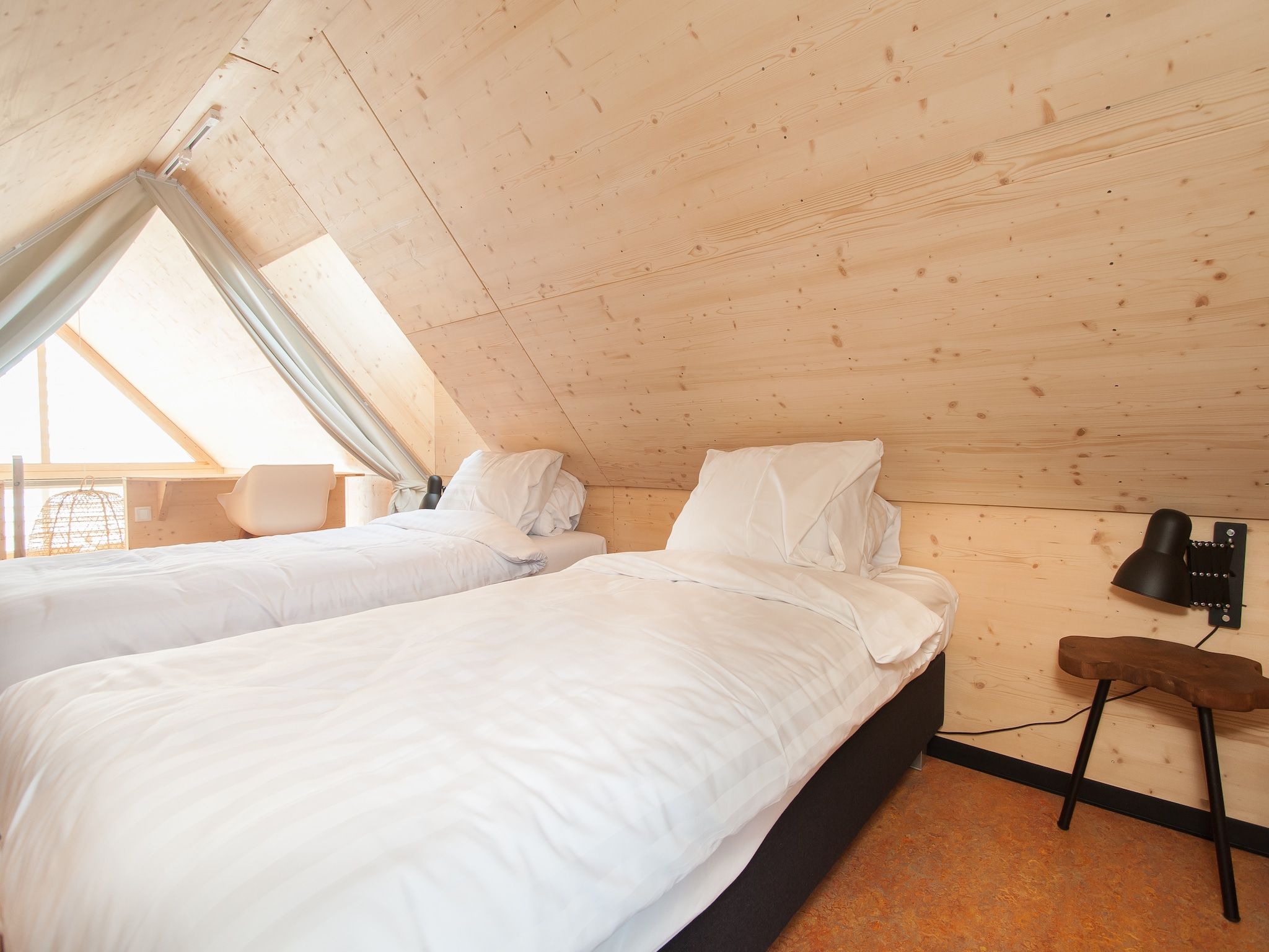Een slaapkamer van Eco Resort Grevelingenstrand in Ouddorp
