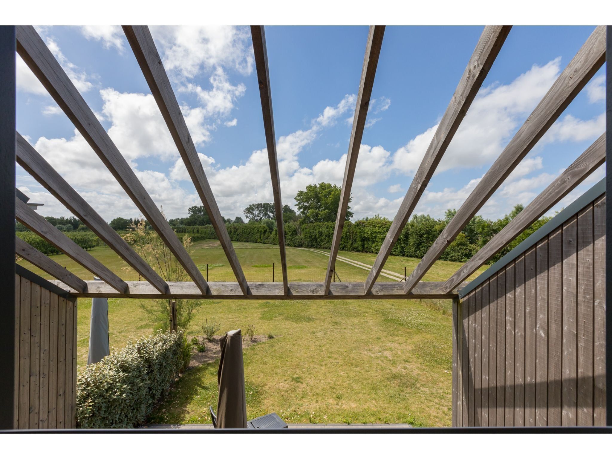 Het uitzicht vanaf Vroondijk 2-Zeebloesem in Vrouwenpolder