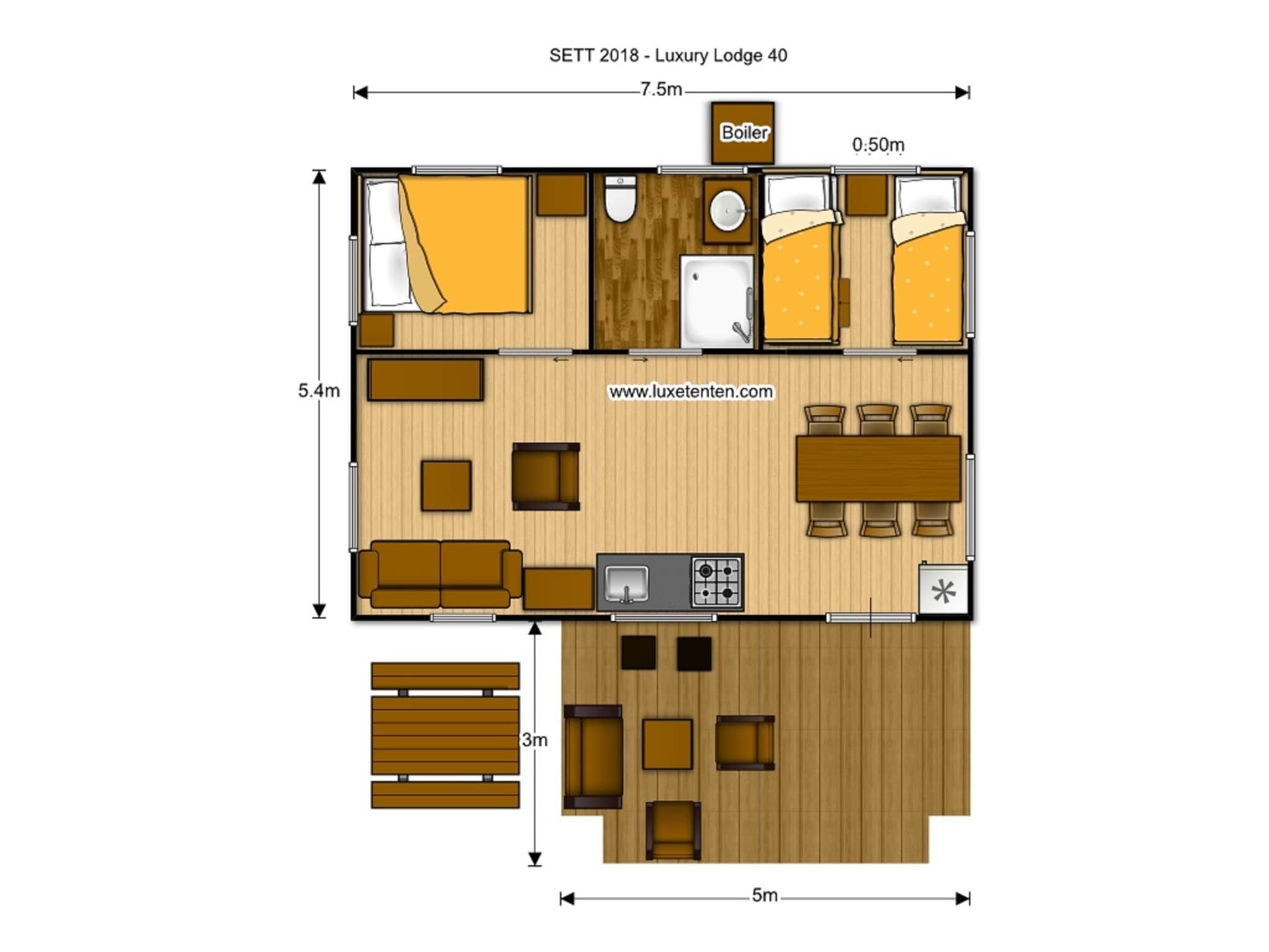 Voorzieningen bij Vakantiepark Sandberghe 9 in Uden