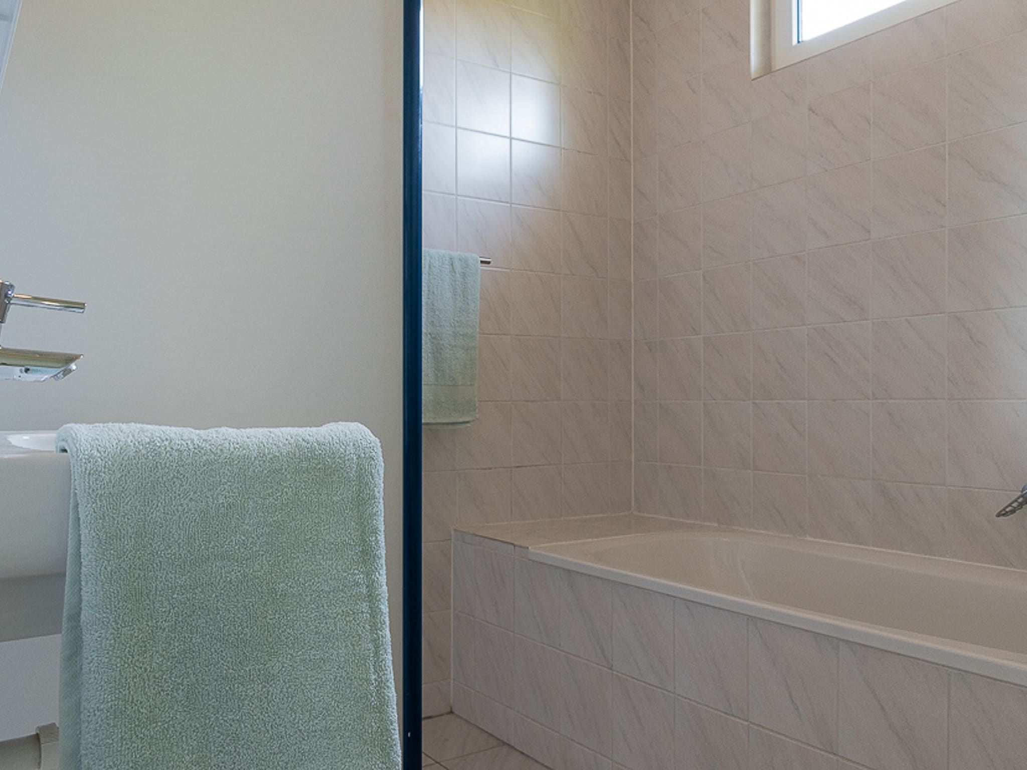 De badkamer van Vakantiepark Emslandermeer 3 in Vlagtwedde