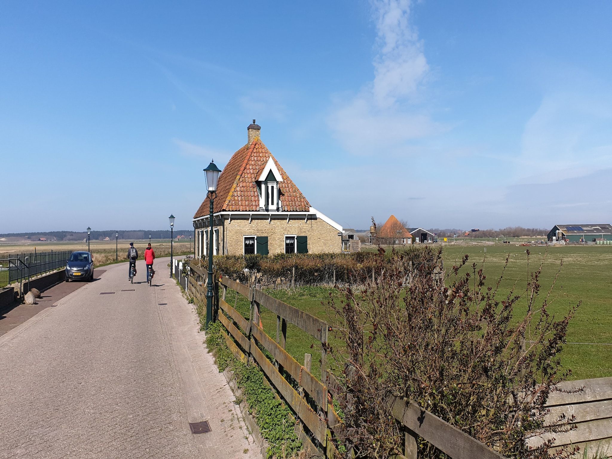 De buitenkant van Het Wambuis in Den Hoorn- Texel