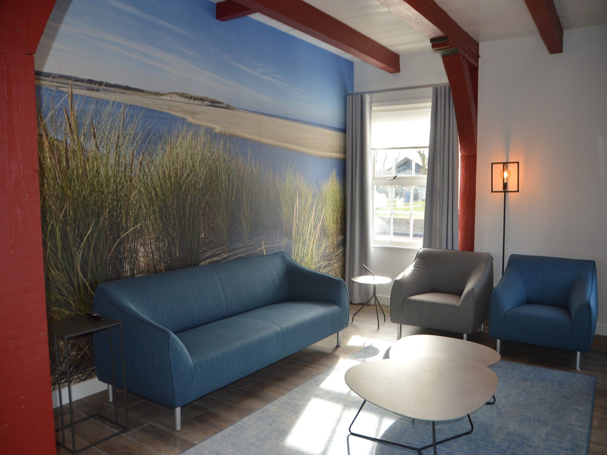 De woonkamer van Het Wambuis in Den Hoorn- Texel